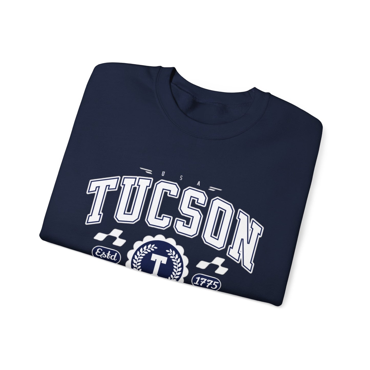 Vintage Tucson Arizona AZ Athletic Sports Design varsity pullover sweater  Crewneck Sweatshirt