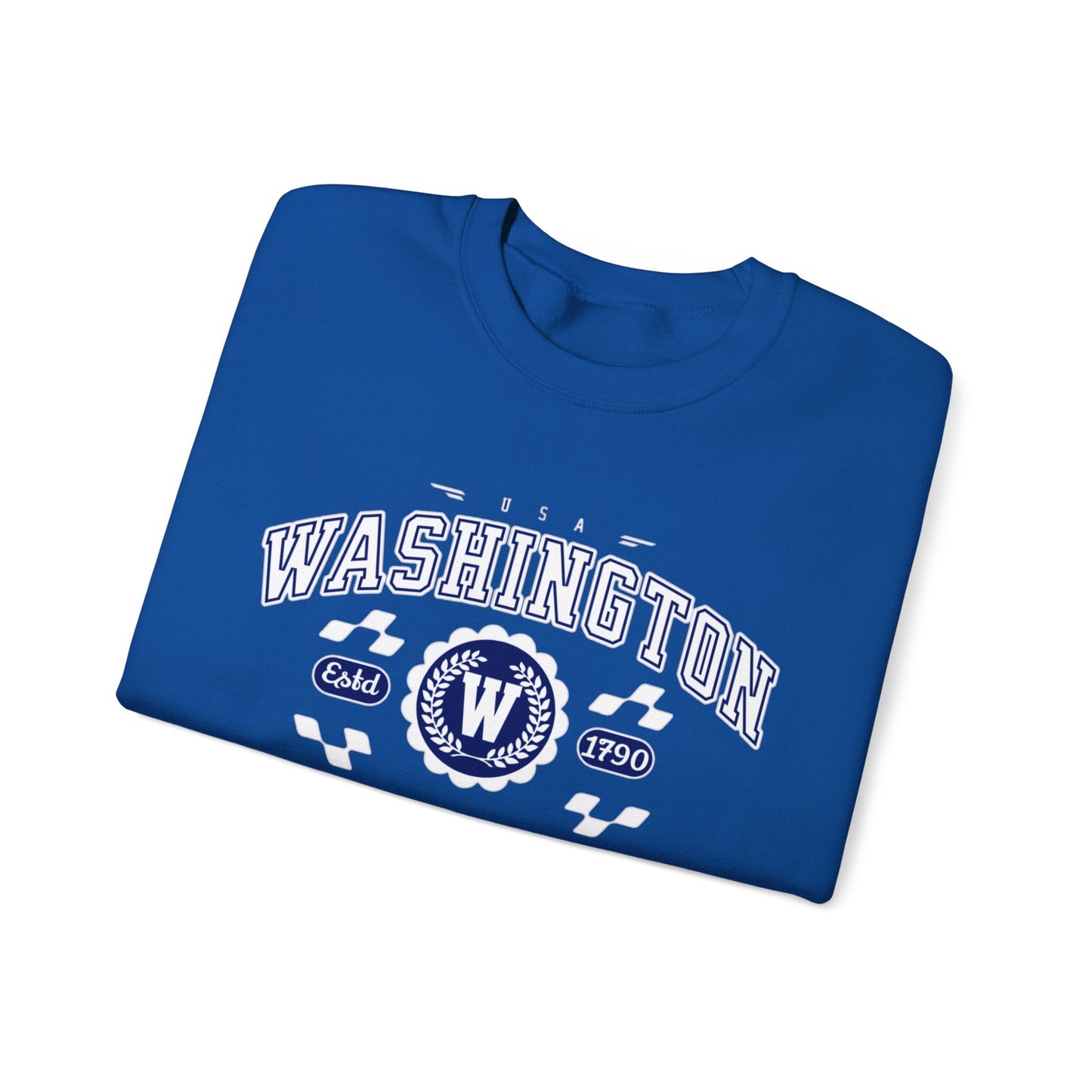 Vintage Washington DC Athletic Sports Design varsity pullover sweater  Crewneck Sweatshirt