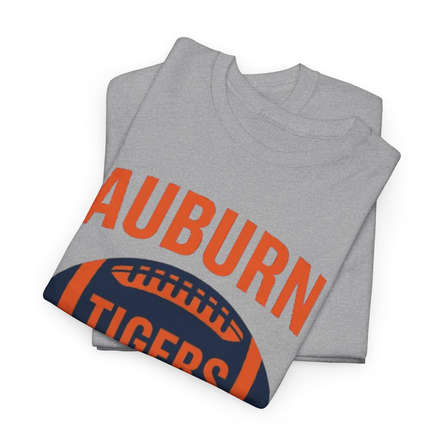Auburn Tigers Unisex Heavy Cotton Tee - Perfect for Game Days, Casual Wear, Sports Fans, College Apparel, Auburn Gifts