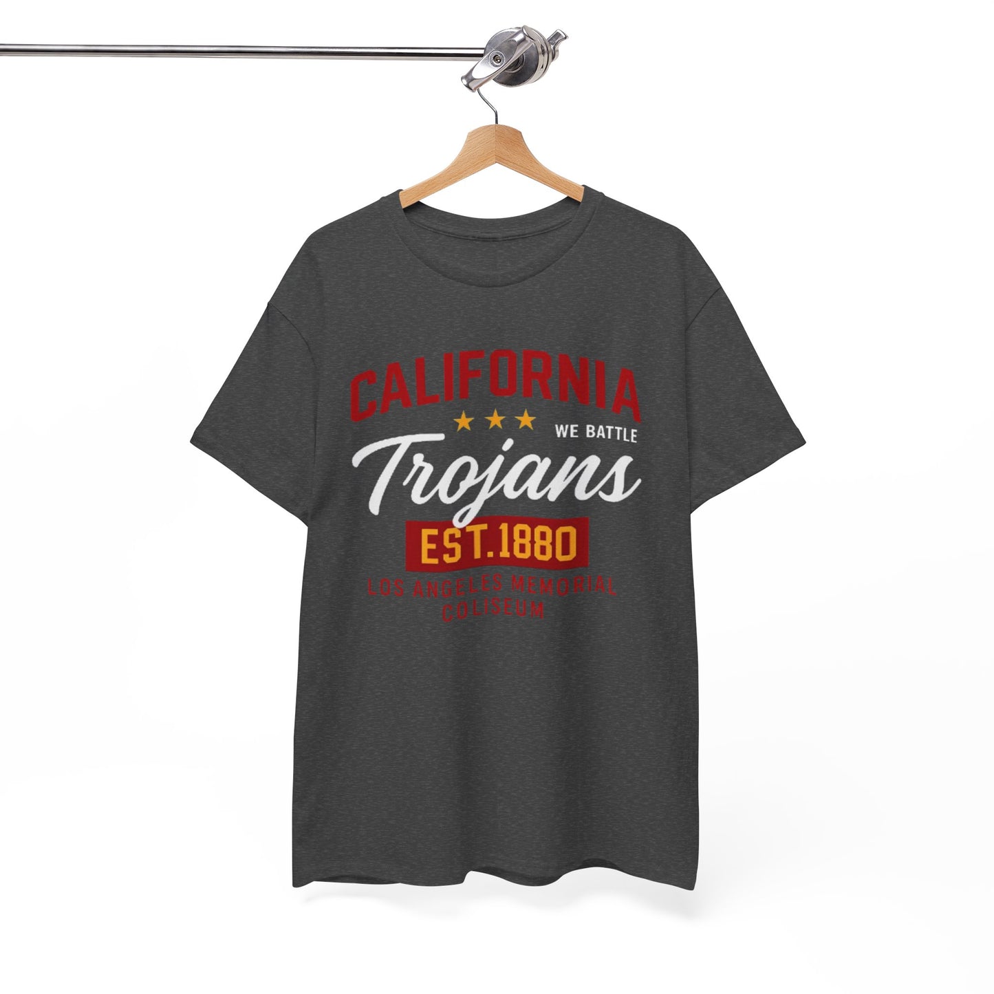 Urban Legend California Trojans Unisex Heavy Cotton Tee | College Spirit Wear, Casual T-Shirt, School Apparel