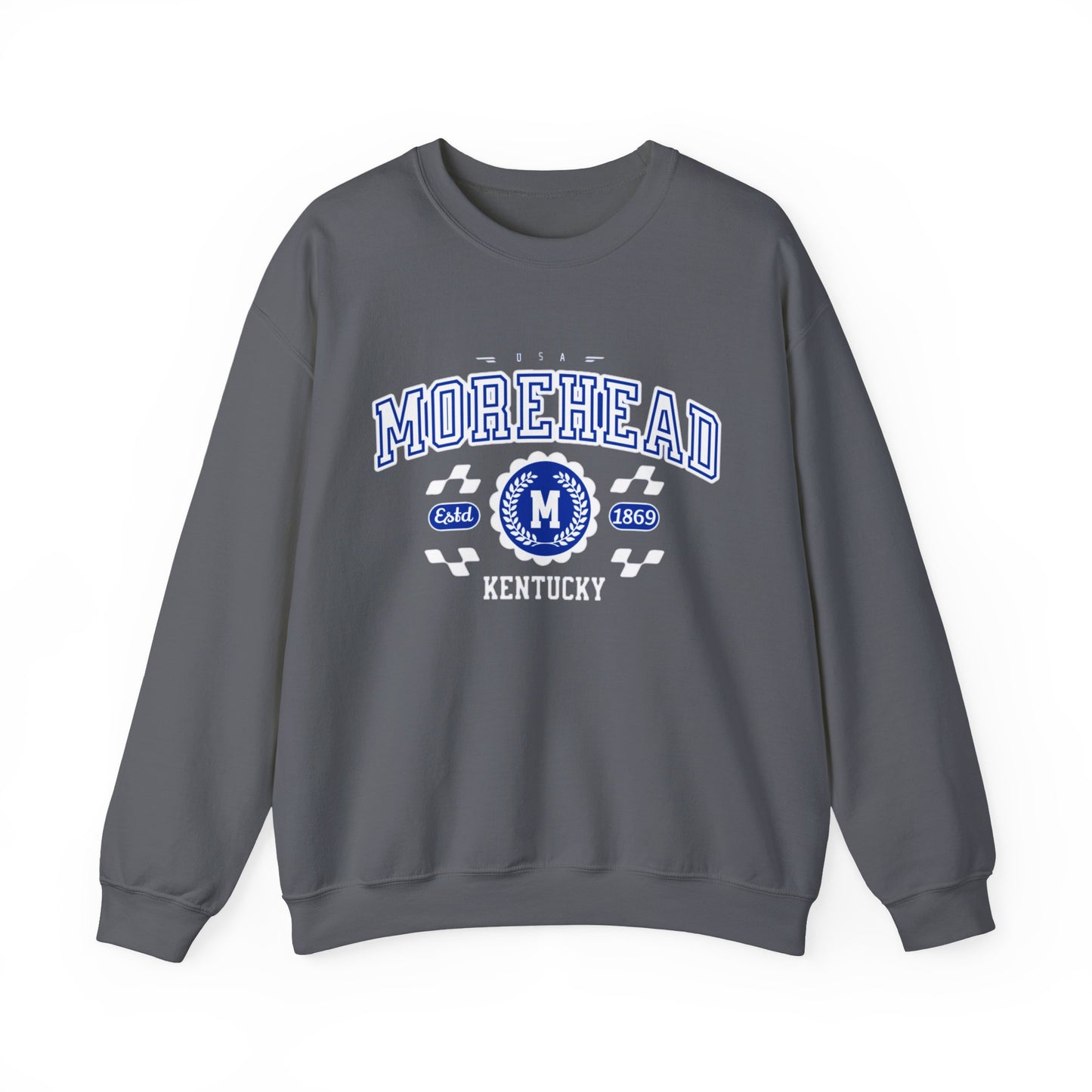 Vintage Morehead Kentucky KY Athletic Sports Design varsity pullover sweater Crewneck Sweatshirt