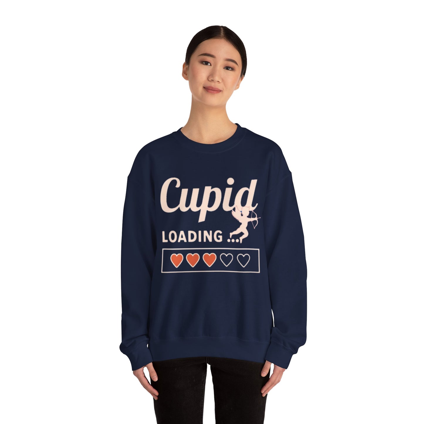 Funny  Valentine's Day Shirt College  Cupid Loading Crewneck Sweatshirt  Cute Love Sweater  Hoodie