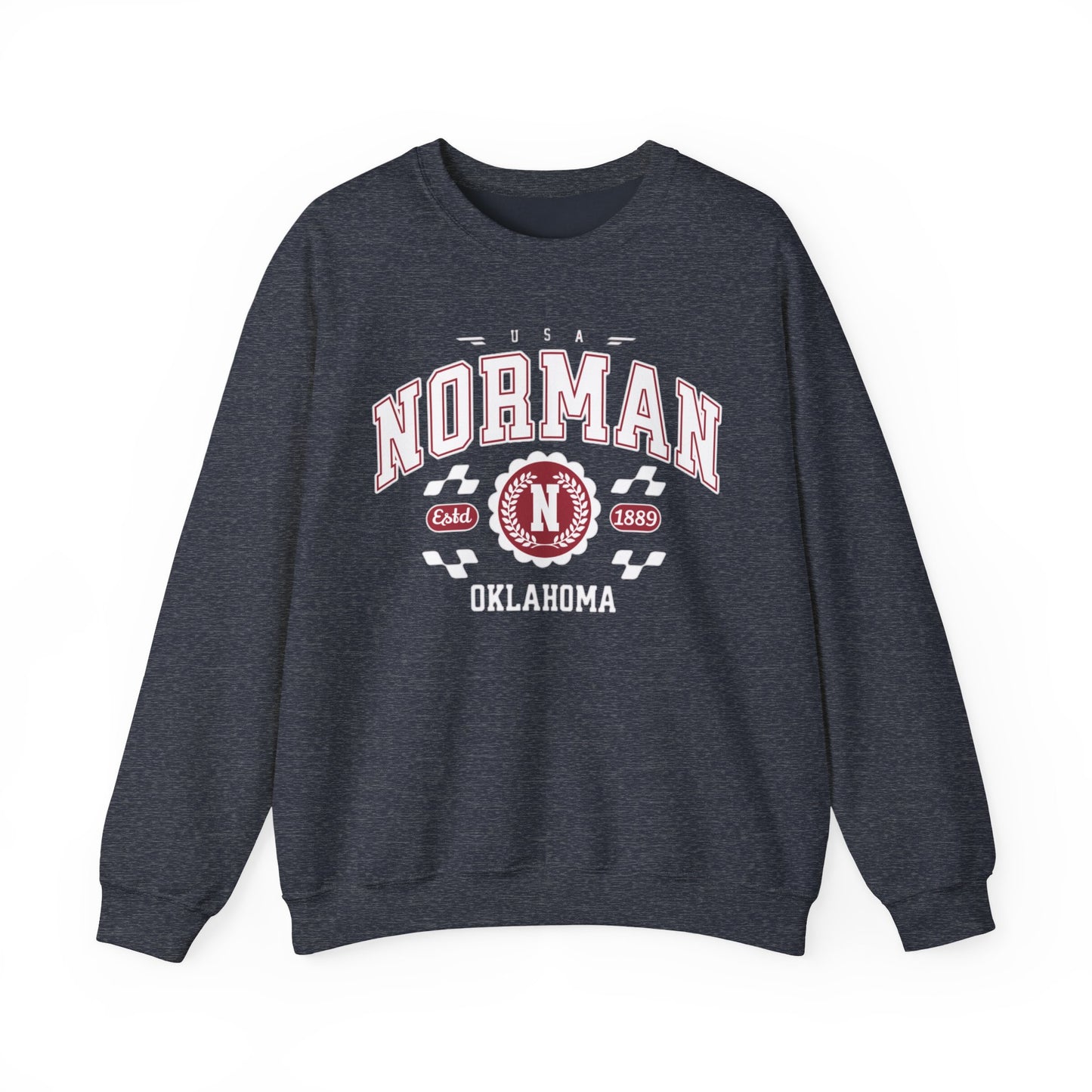 Vintage Athletic Sports Design Norman Oklahoma OK Sweatshirt