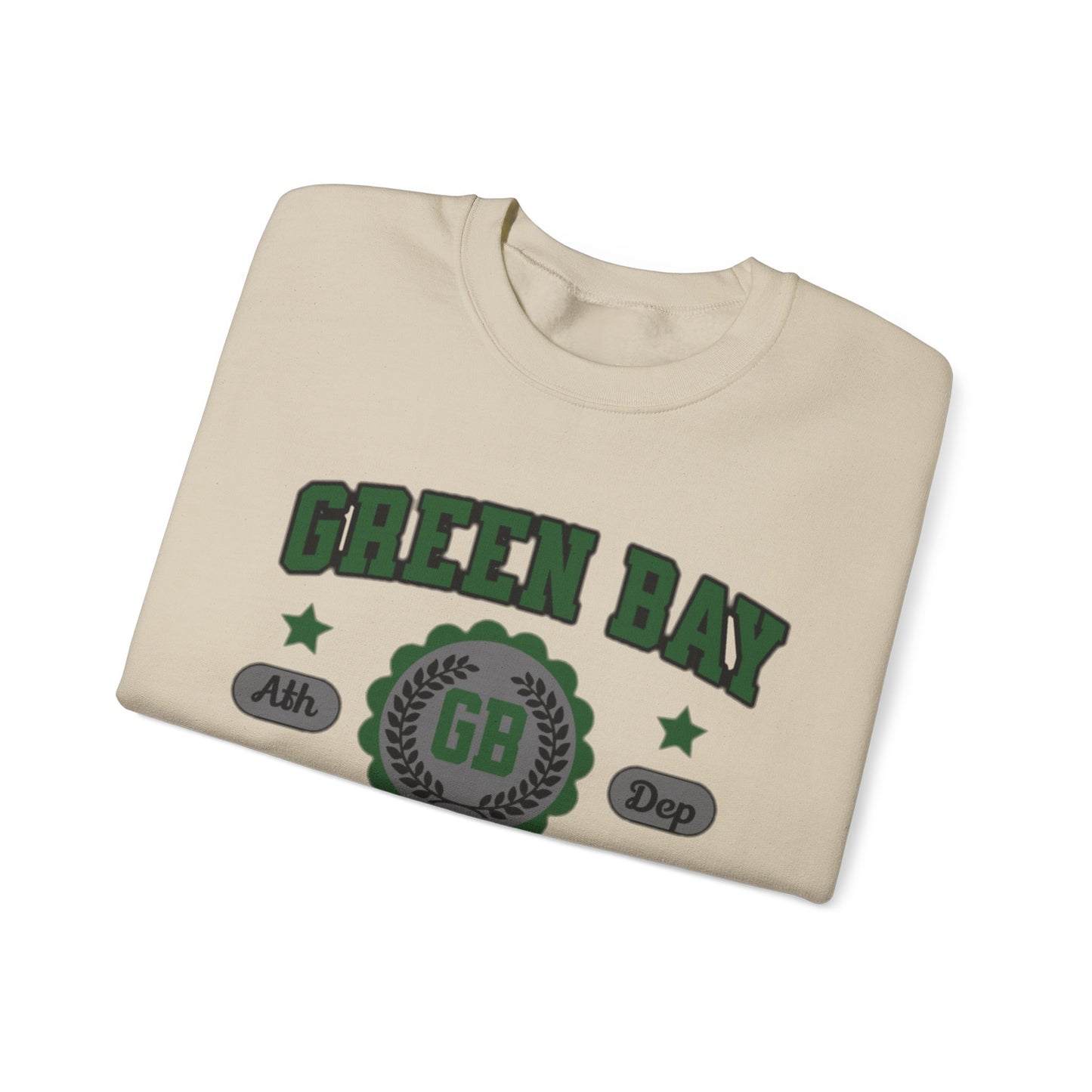 Wisconsin Green Bay  Vintage Athletic Sports Design Crewneck Sweatshirt