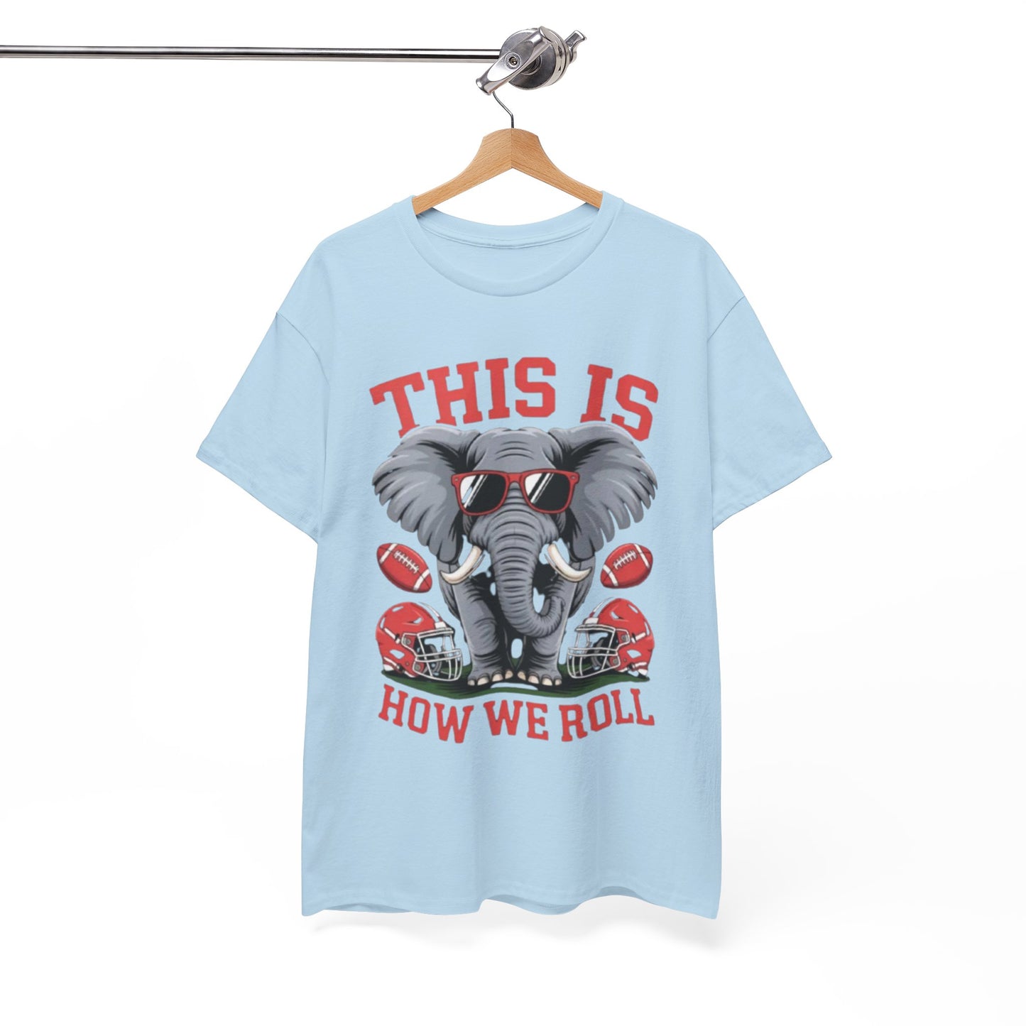 Urban Legend Alabama “This Is How We Roll” Elephant Football Unisex T-Shirt