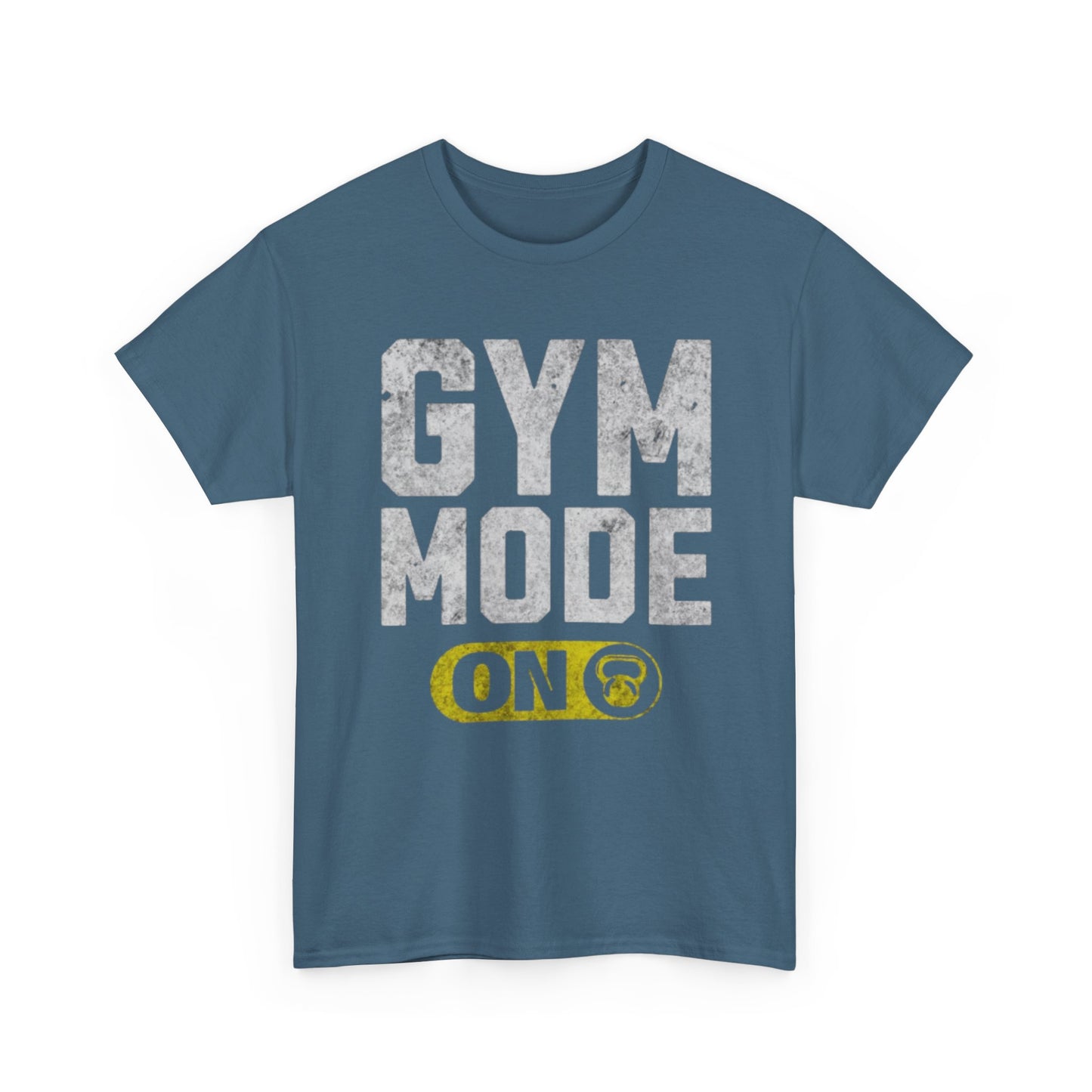 Gym Mode On" Motivational Fitness T-Shirt – Gym Apparel for Men & Women tee