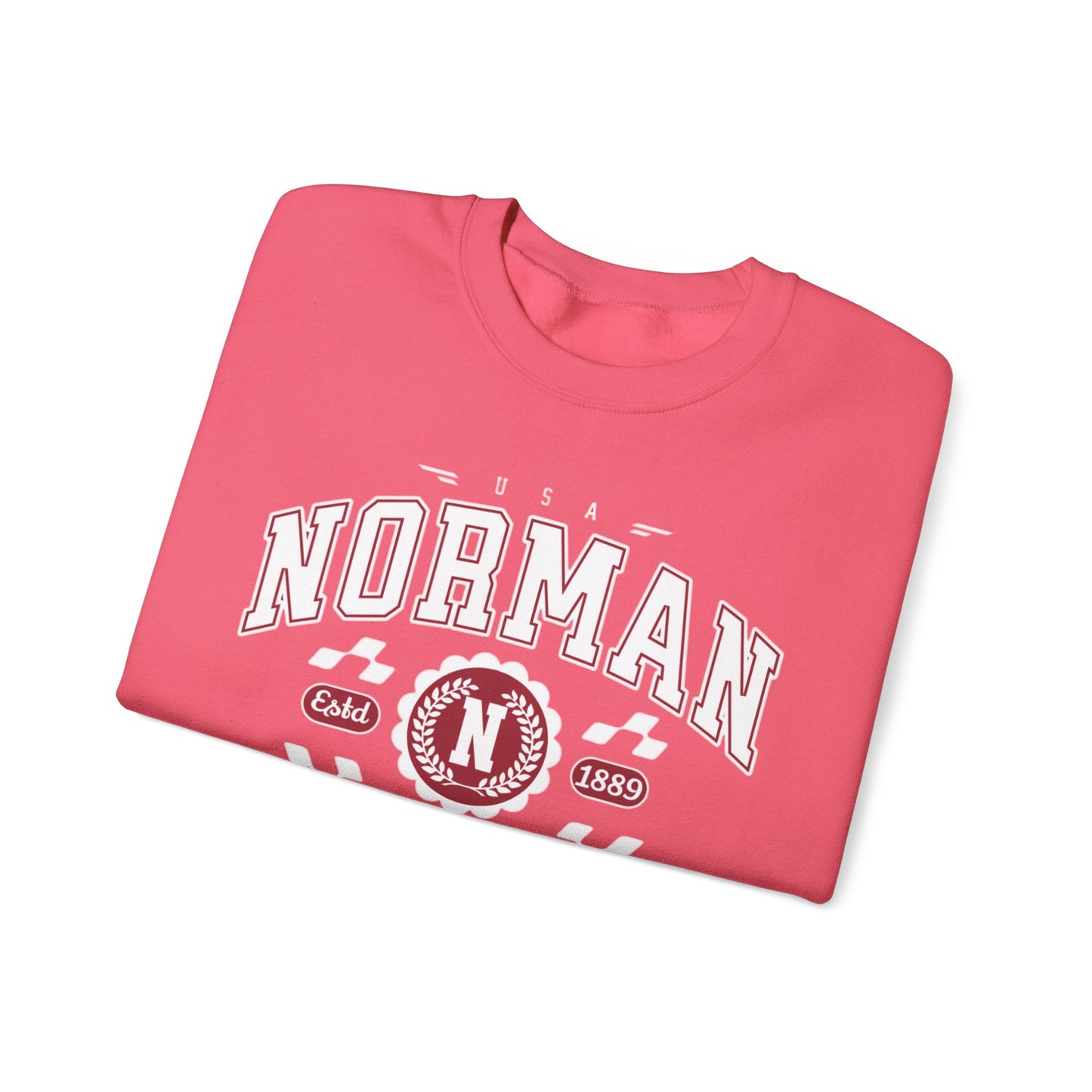 Vintage Athletic Sports Design Norman Oklahoma OK Sweatshirt