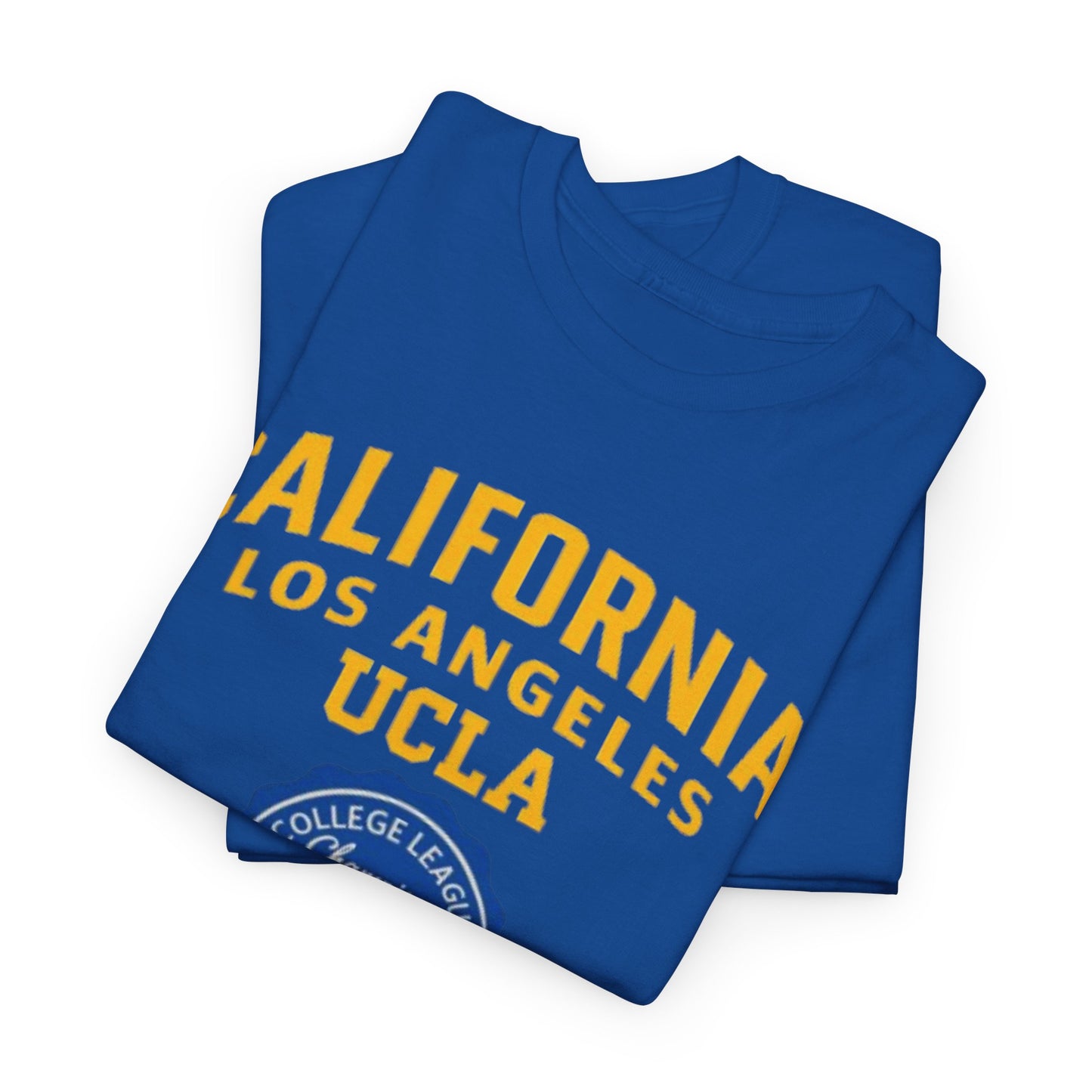 California Blue and Gold College  T-Shirt – UCLA-Inspired Unisex Cotton Tee for Game Day and Everyday Style