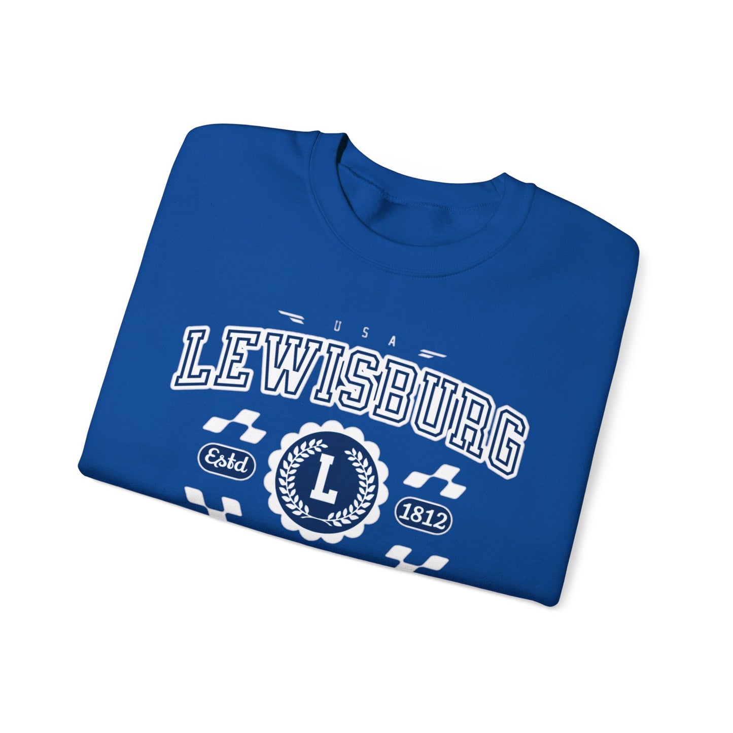 Vintage Lewisburgh Pennsilvania Athletic Sports Design varsity pullover sweater  Crewneck Sweatshirt