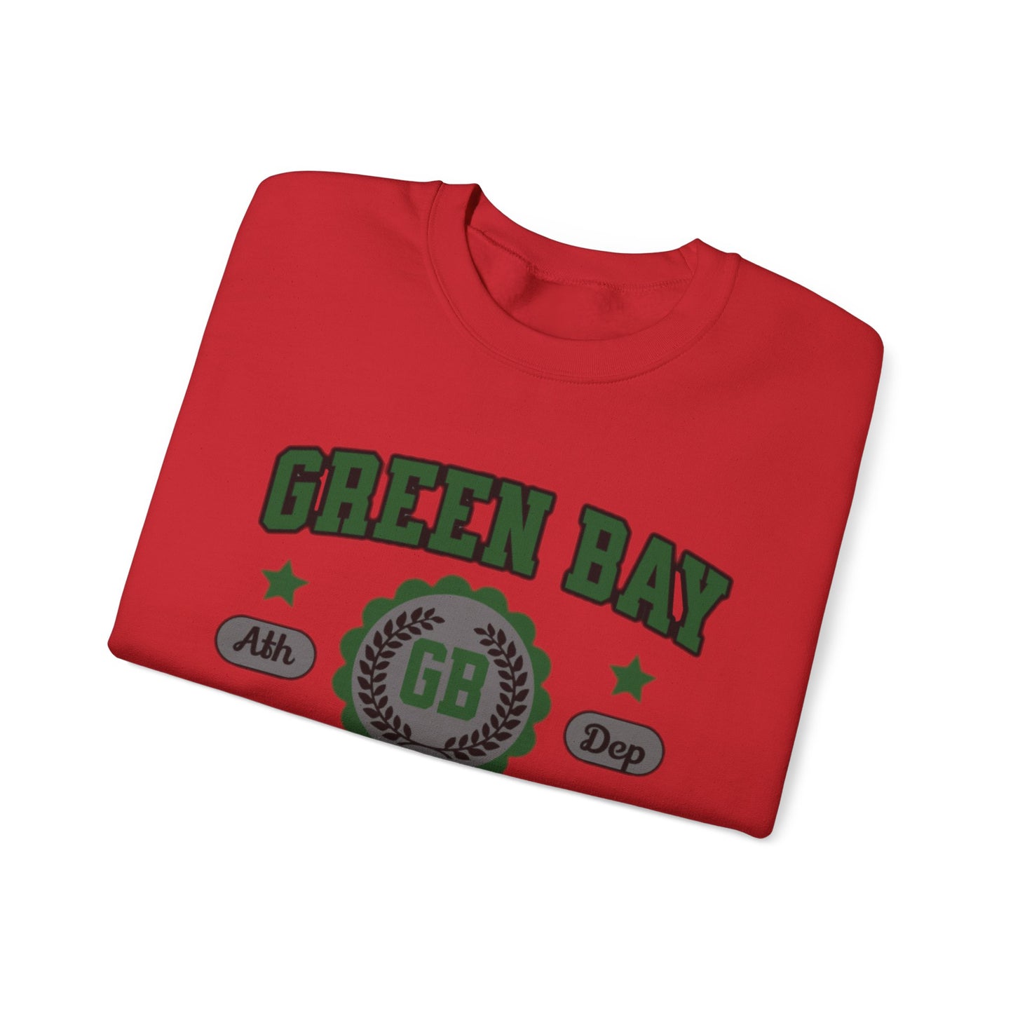 Wisconsin Green Bay  Vintage Athletic Sports Design Crewneck Sweatshirt