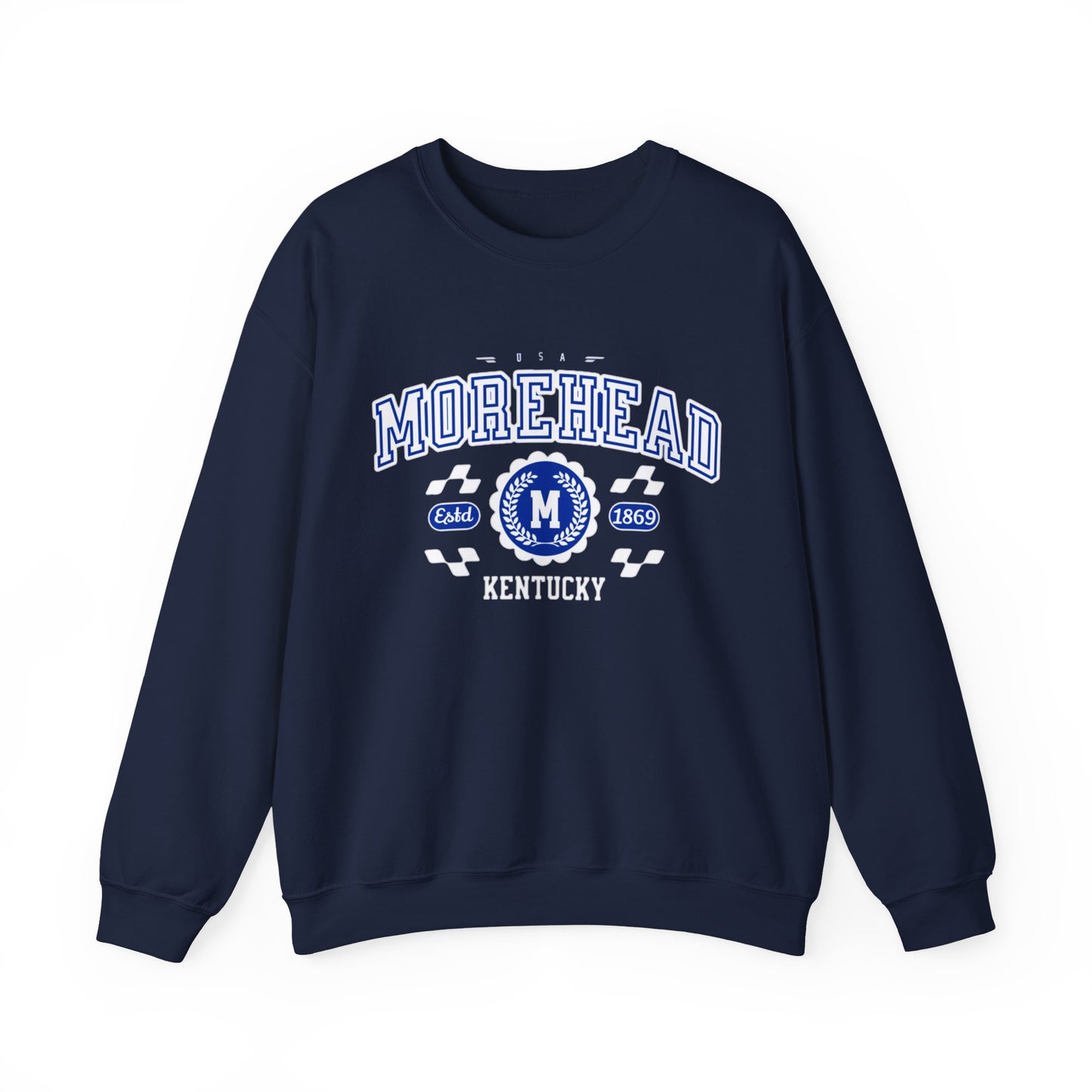 Vintage Morehead Kentucky KY Athletic Sports Design varsity pullover sweater Crewneck Sweatshirt