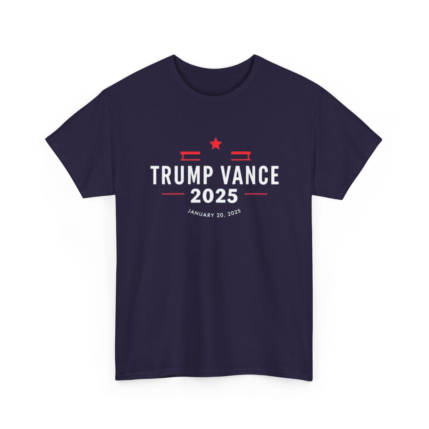 Trump Vance Inauguration Day 2025 January 20 2025 President T-Shirt  patriotic design republican support Cotton Tee