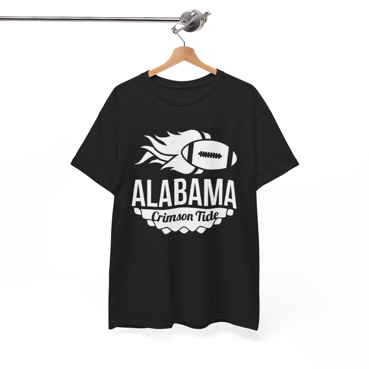 Urban Legend Alabama Crimson Tide Red Football Flame T-Shirt | Southern College Game Day Streetwear