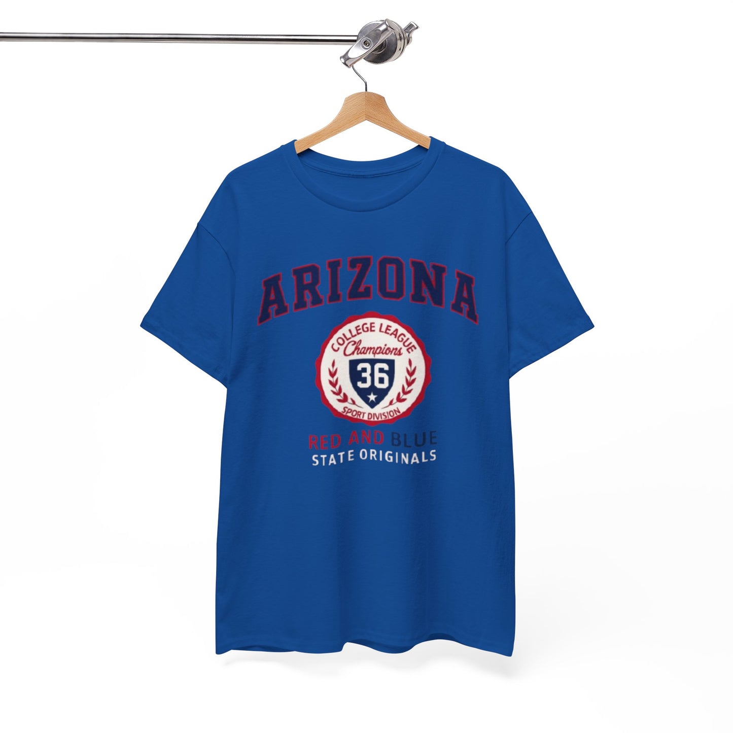 Arizona Crimson and Gold College League Vintage T-Shirt – Unisex Sports Fan Tee for Game Day and Everyday Style