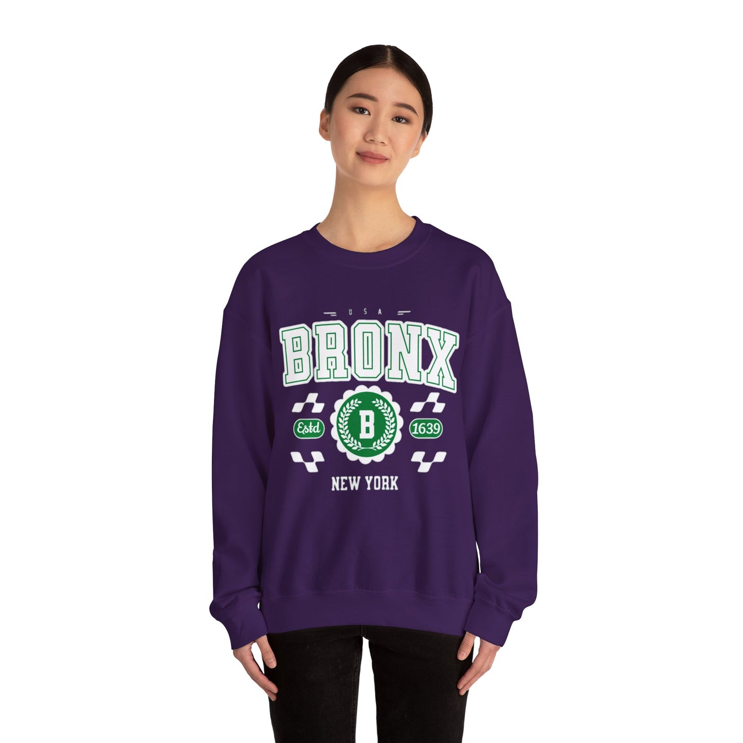 Vintage Bronx New York NY Athletic Sports Design Crewneck Sweatshirt