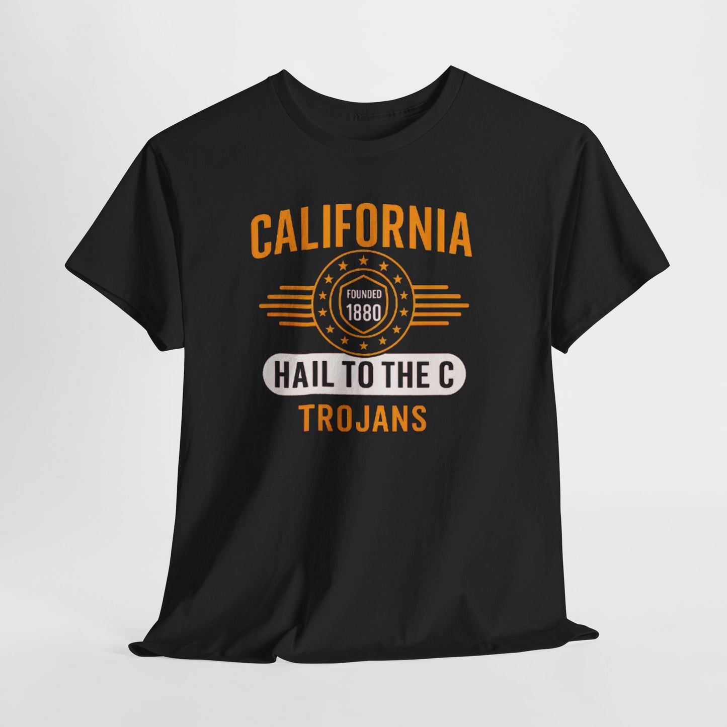California Trojans Unisex Heavy Cotton Tee | Casual Sportswear, College Apparel, Gifts for Graduates, Team Spirit Wear, Unisex T-Shirt