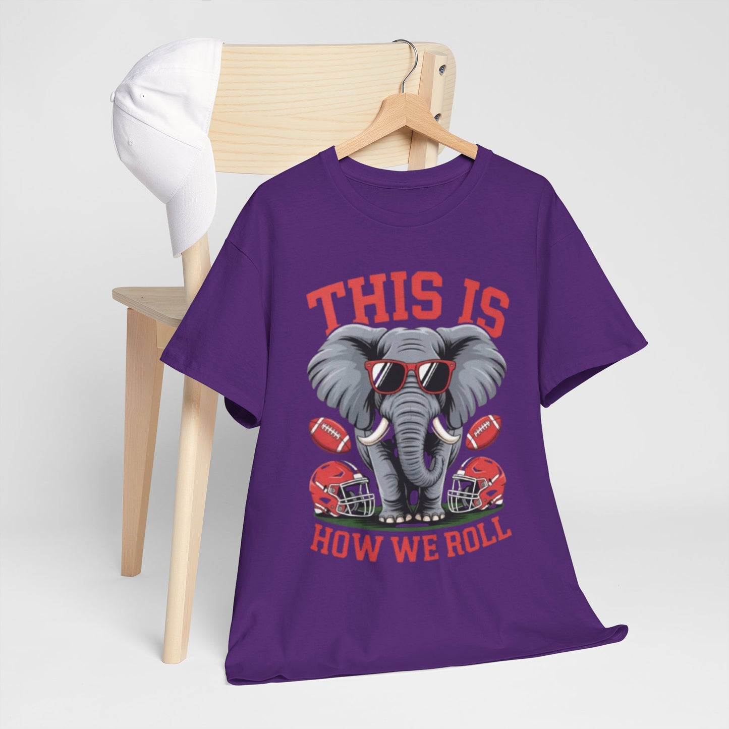Urban Legend Alabama “This Is How We Roll” Elephant Football Unisex T-Shirt