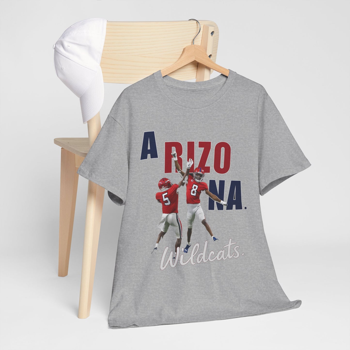 Arizona Wildcats Unisex Heavy Cotton Tee | College Sports Fan Shirt, Game Day Apparel, Gift for Students, Casual Wear, Team Spirit Wear