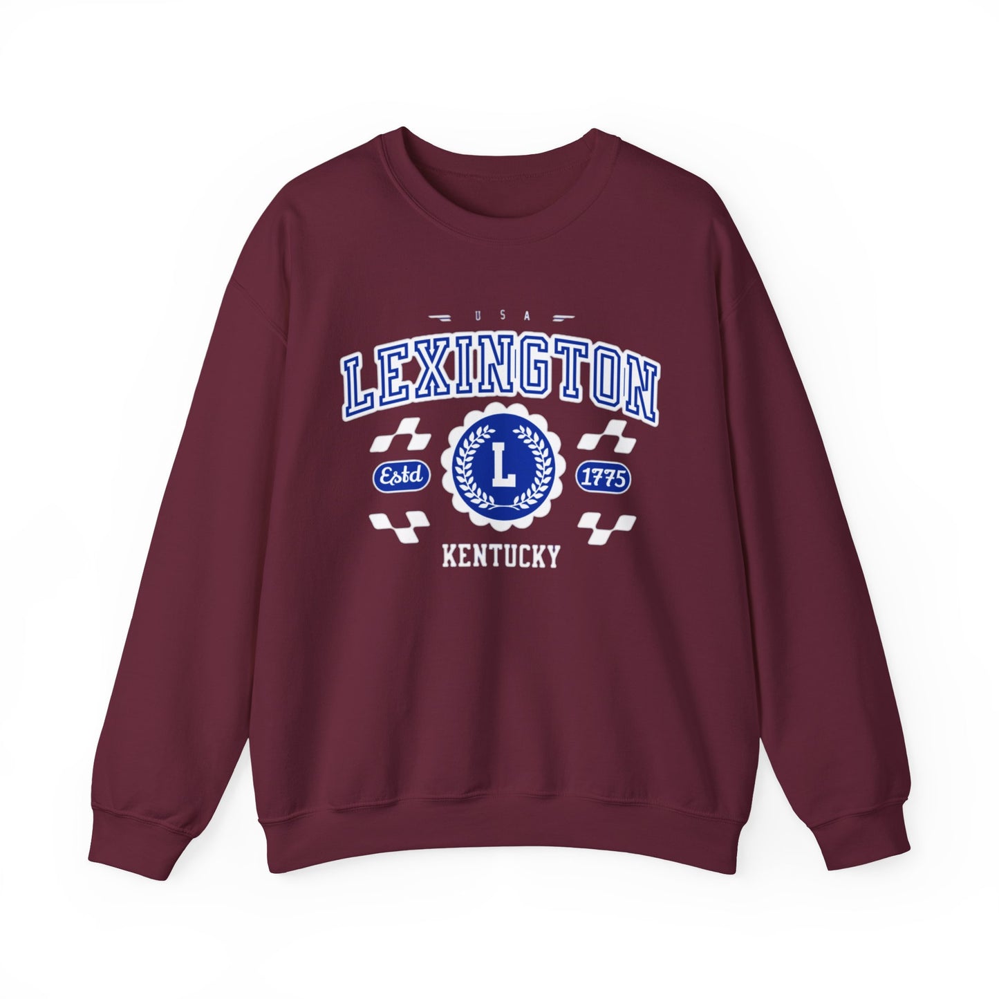 Vintage Lexington Kentucky KY Athletic Sports Design varsity pullover sweater  Crewneck Sweatshirt