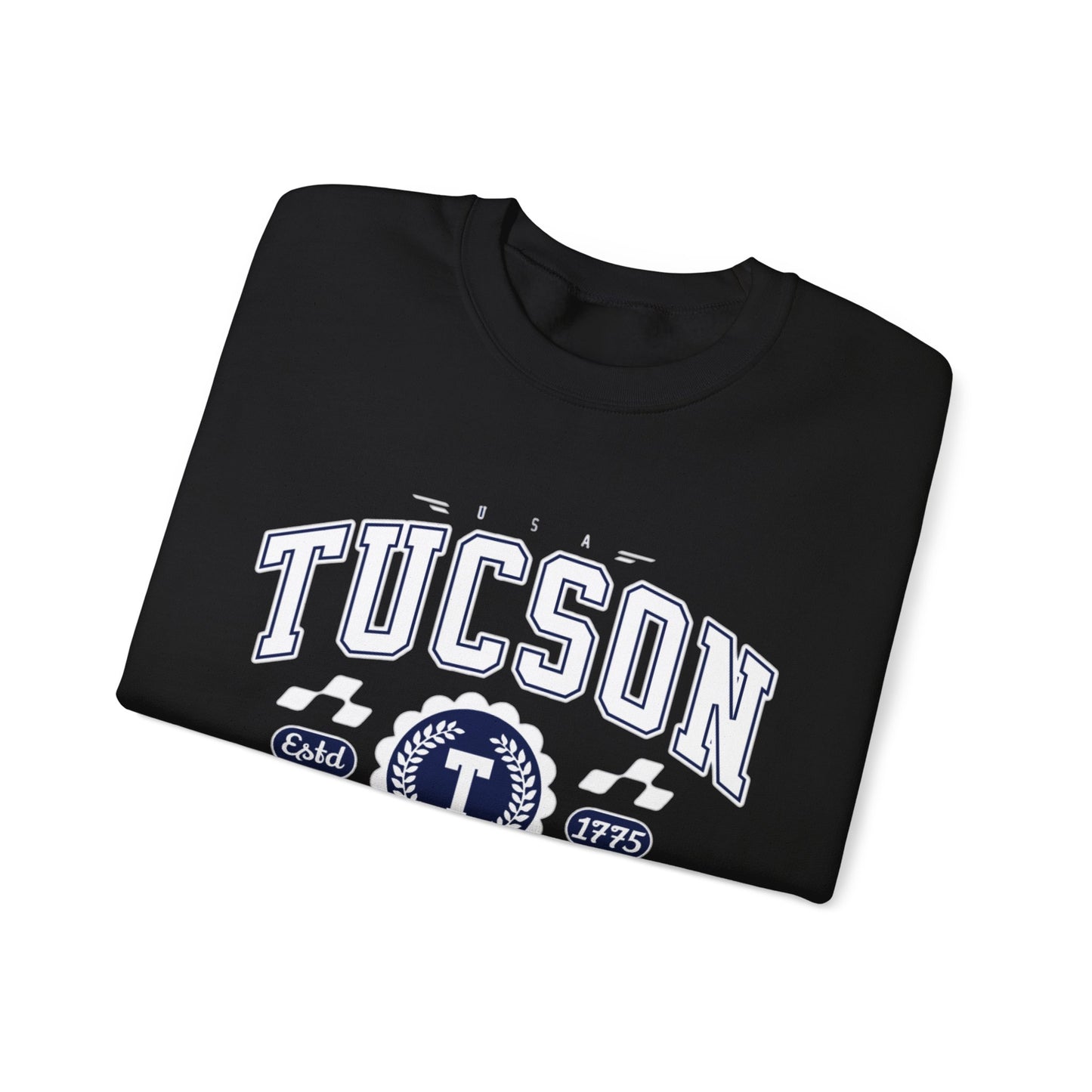 Vintage Tucson Arizona AZ Athletic Sports Design varsity pullover sweater  Crewneck Sweatshirt