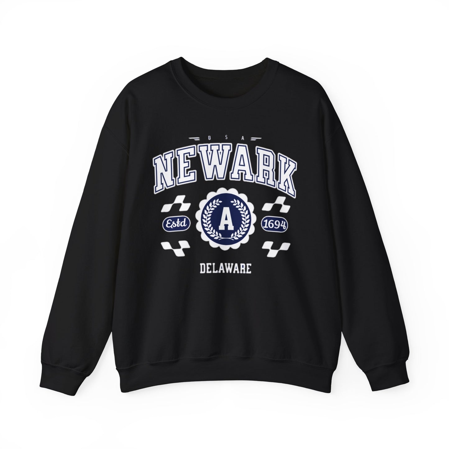 Vintage Newark Delaware Athletic Sports Design varsity pullover sweater Crewneck Sweatshirt