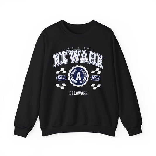 Vintage Newark Delaware Athletic Sports Design varsity pullover sweater Crewneck Sweatshirt