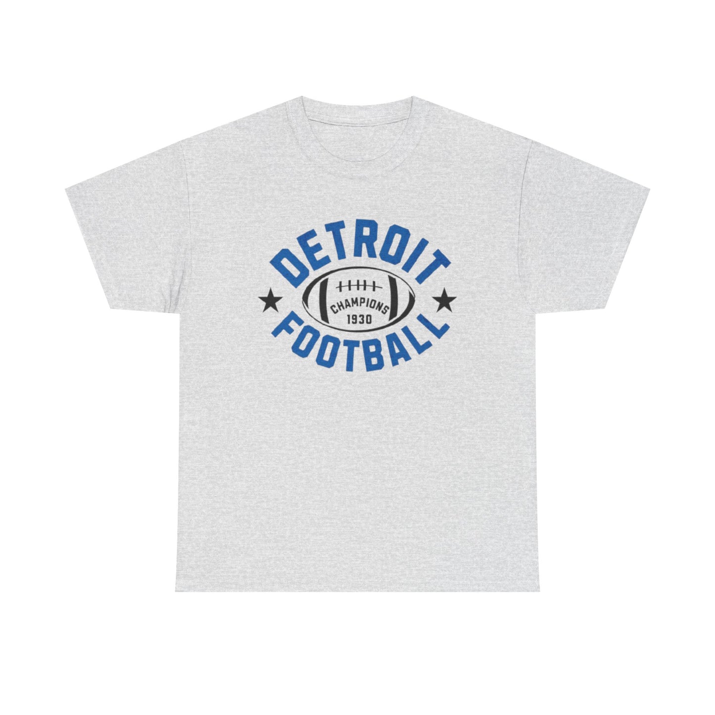 Athletic Vintage  Detroit Football Cotton Tee Sports Team Fan t-shirt