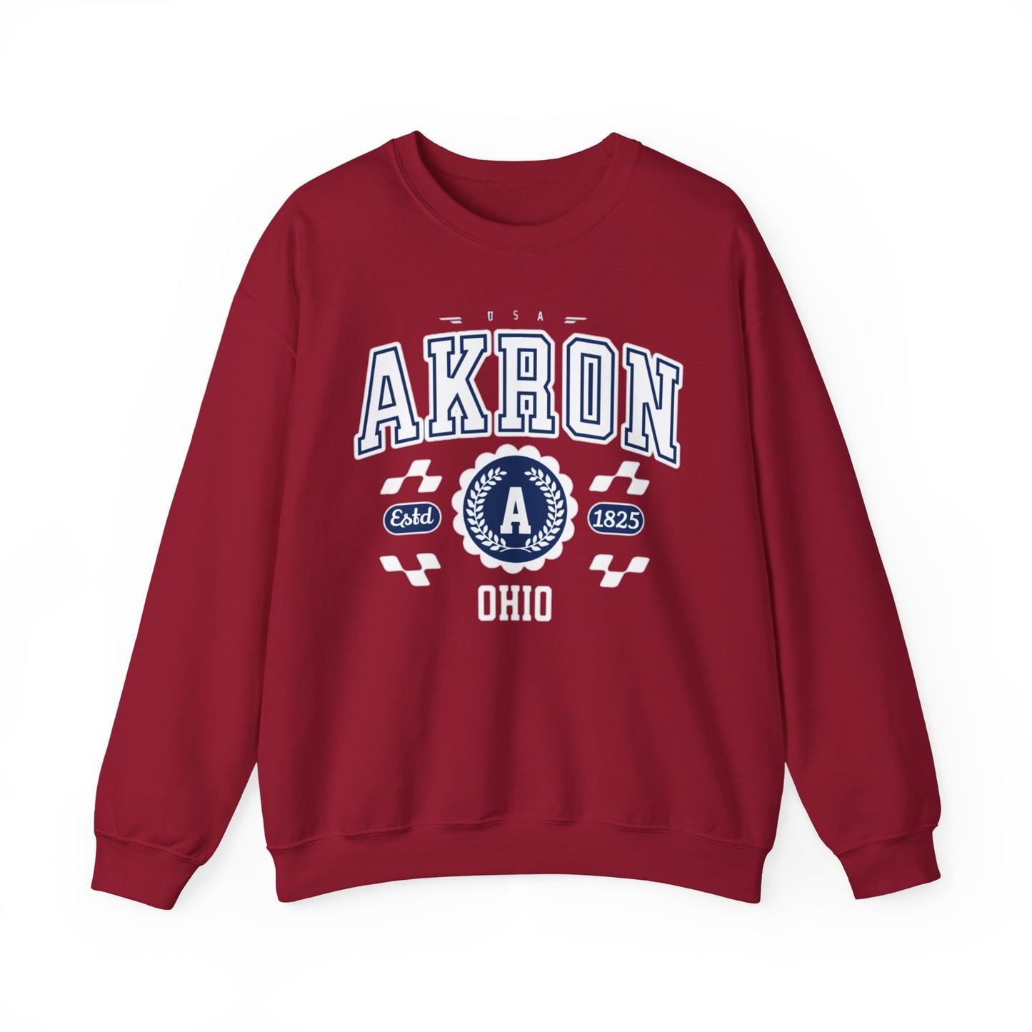 Vintage Arkon Ohio Athletic Sports Design  Crewneck Sweatshirt