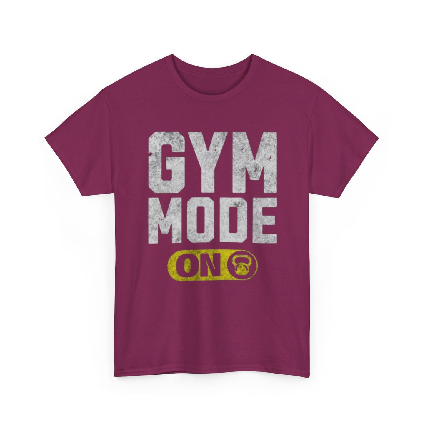 Gym Mode On" Motivational Fitness T-Shirt – Gym Apparel for Men & Women tee