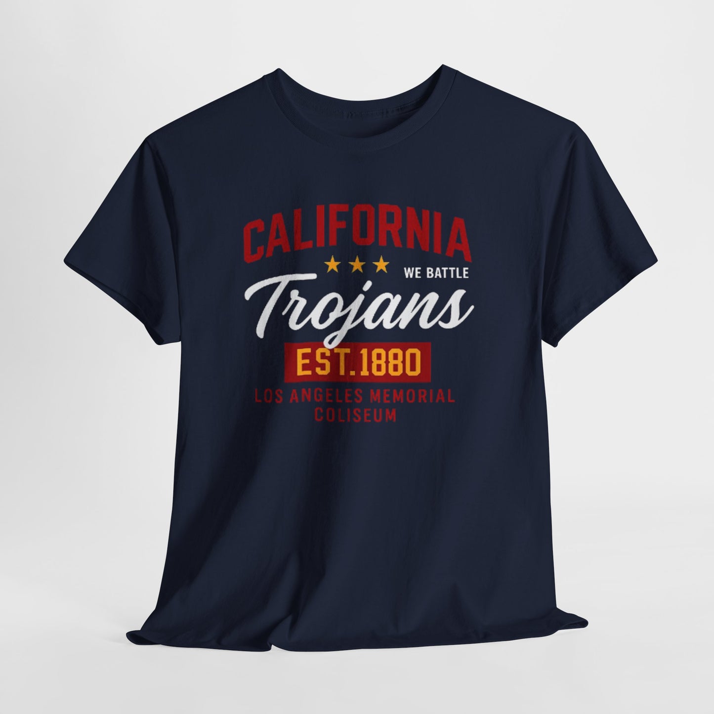 Urban Legend California Trojans Unisex Heavy Cotton Tee | College Spirit Wear, Casual T-Shirt, School Apparel