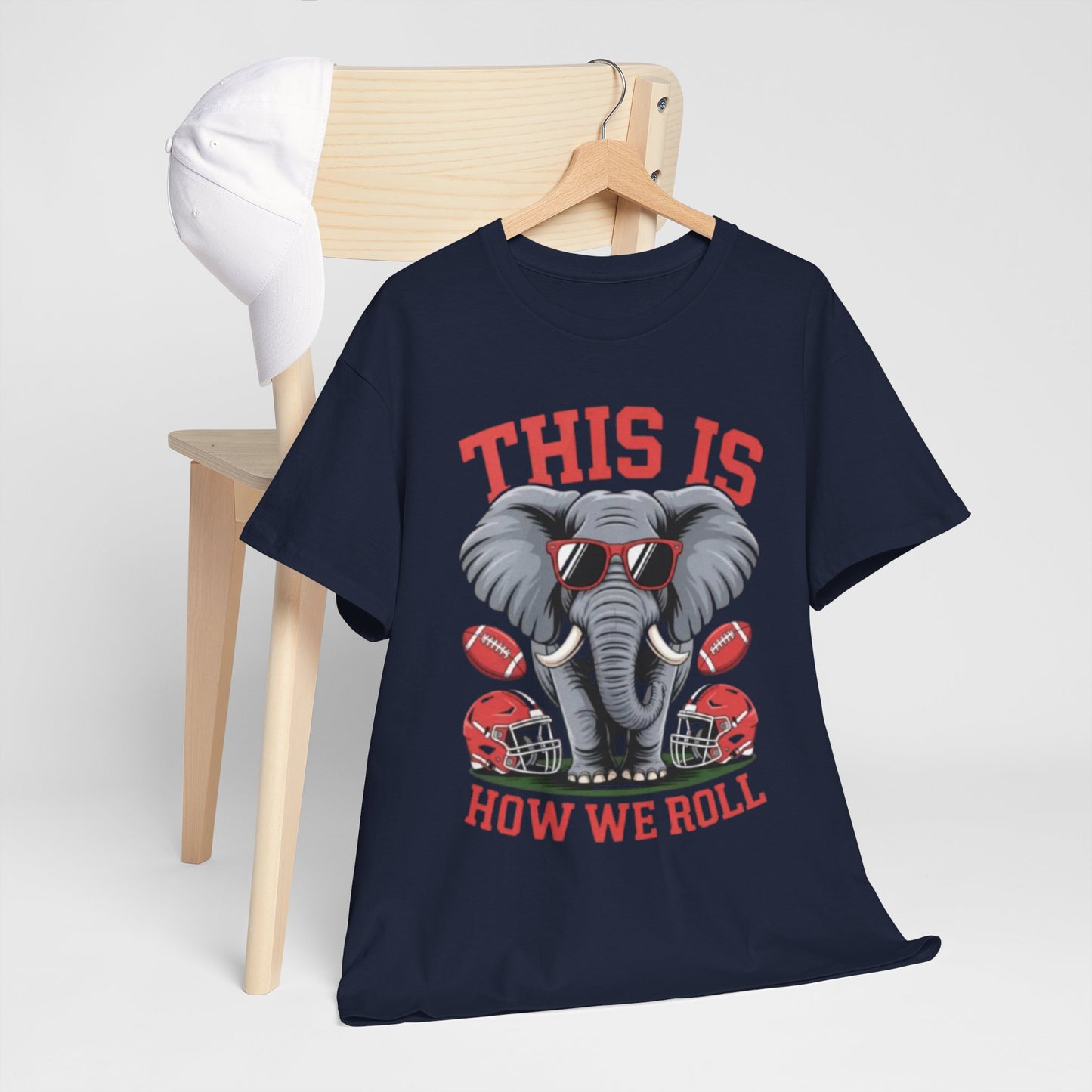 Urban Legend Alabama “This Is How We Roll” Elephant Football Unisex T-Shirt