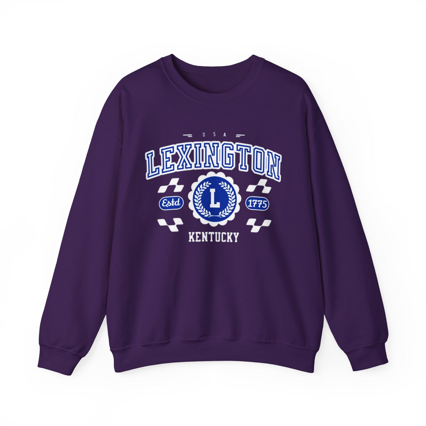 Vintage Lexington Kentucky KY Athletic Sports Design varsity pullover sweater  Crewneck Sweatshirt