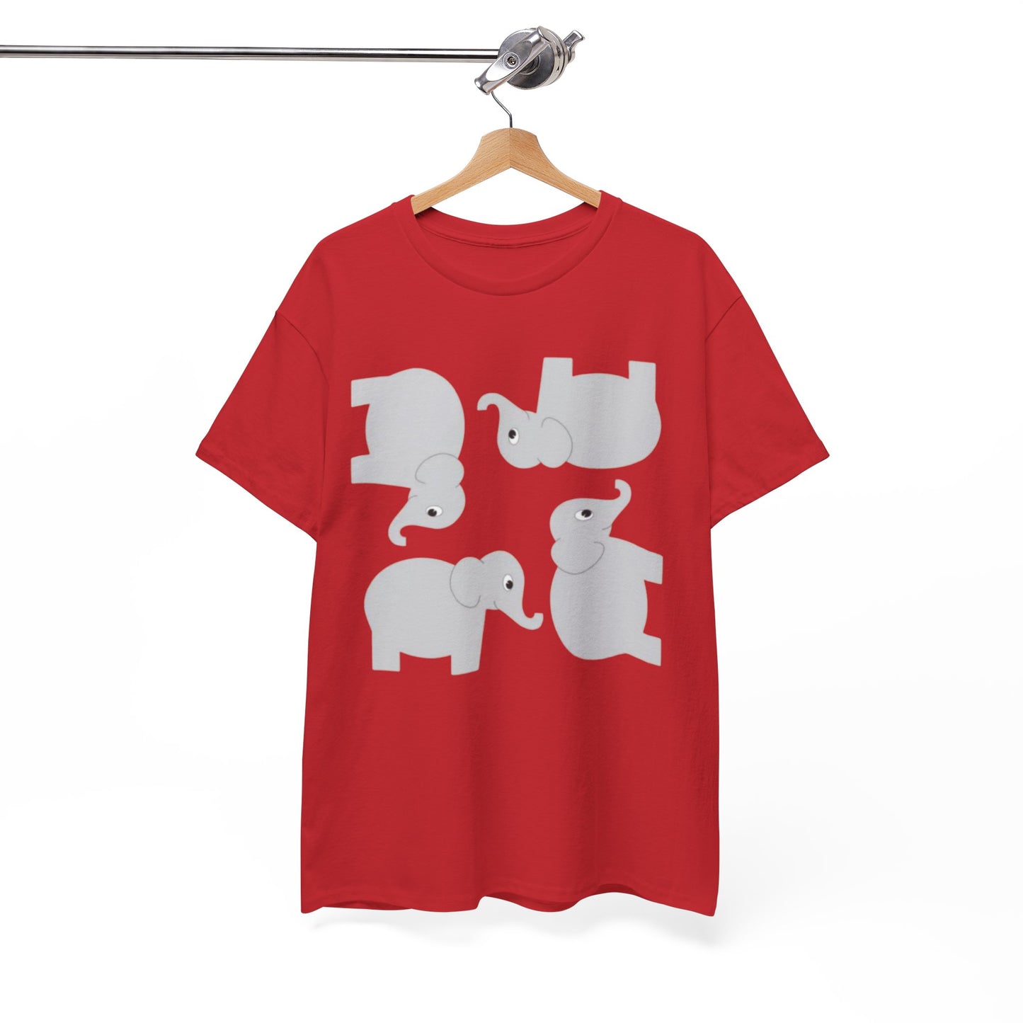 Urban Legend Alabama Maroon Elephant Pattern Unisex T-Shirt | Southern Game Day Streetwear