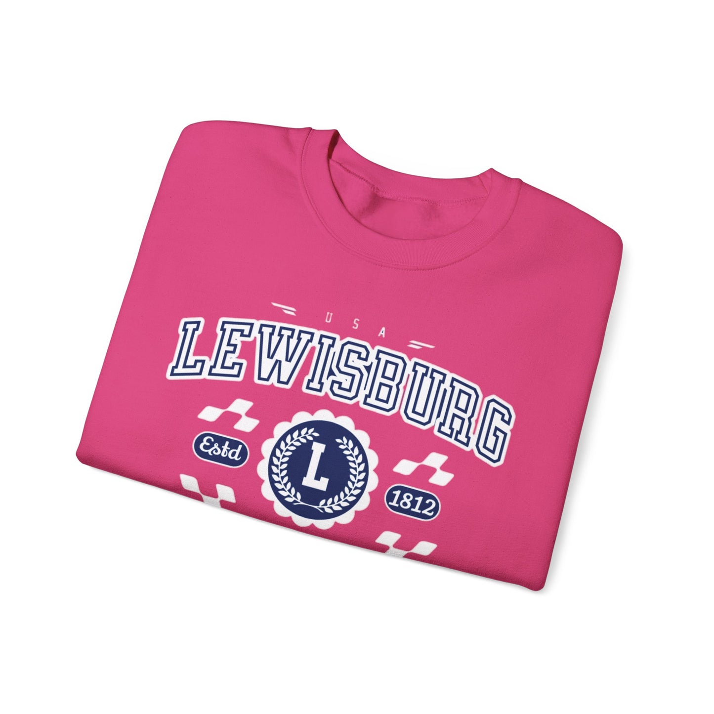 Vintage Lewisburgh Pennsilvania Athletic Sports Design varsity pullover sweater  Crewneck Sweatshirt