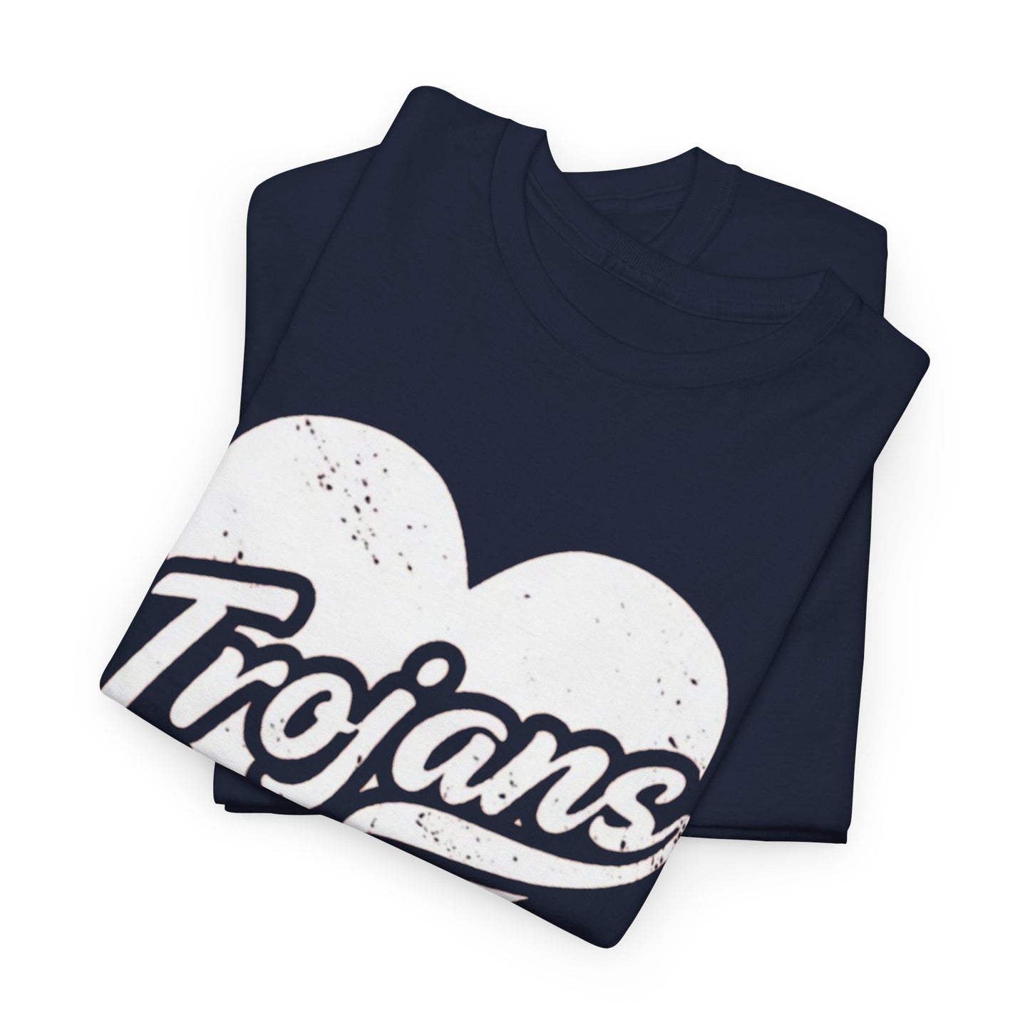 Unisex California Trojans Heart Tee - Casual Style, Sports Lovers Apparel, Sports Fan Gift, Everyday Wear, College Spirit Shirt, Team Pride Top