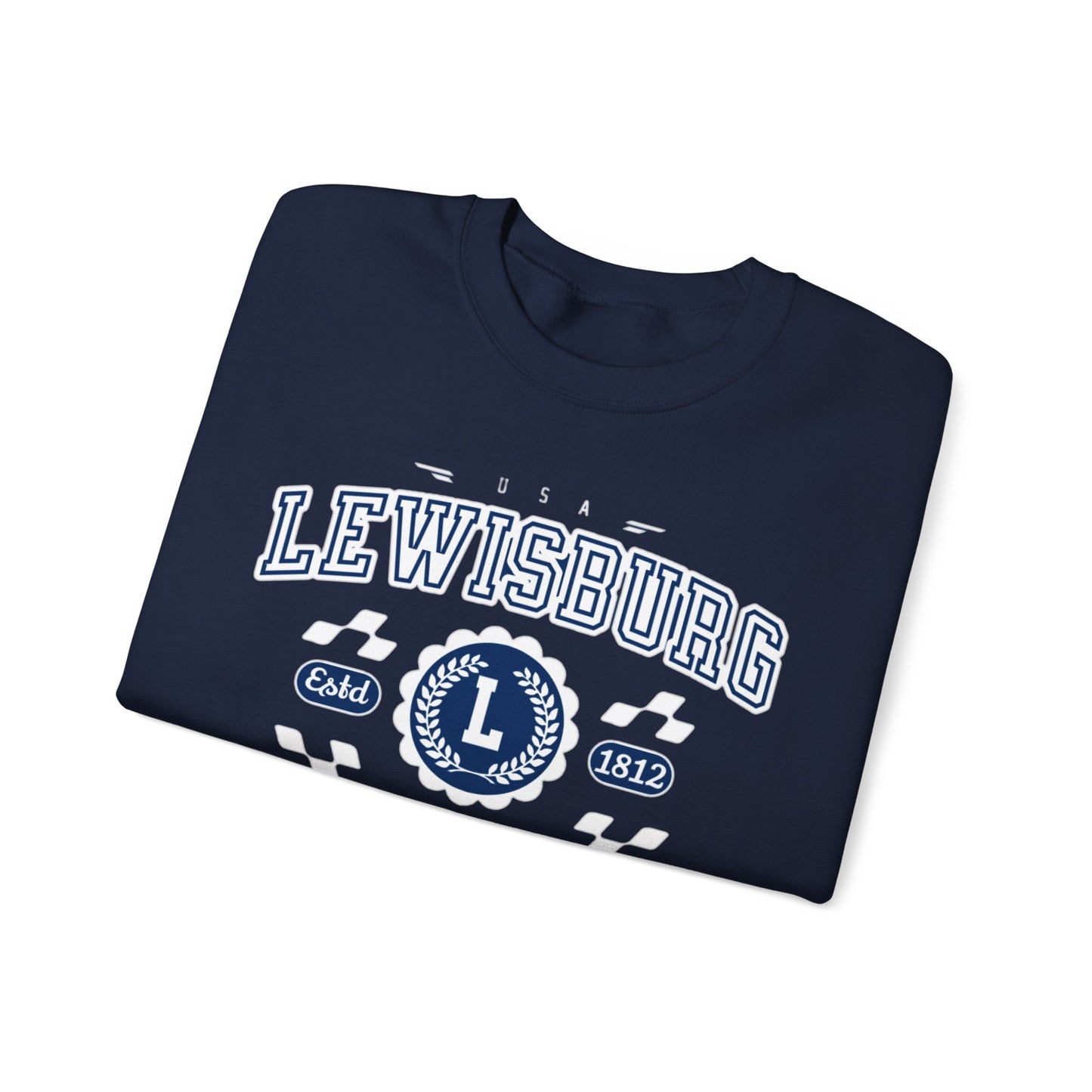 Vintage Lewisburgh Pennsilvania Athletic Sports Design varsity pullover sweater  Crewneck Sweatshirt