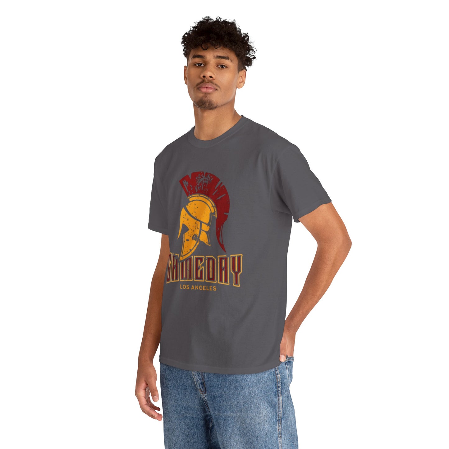 Gameday California Trojans Heavy Cotton Tee, Sports T-Shirt, Game Day Shirt, Los Angeles Tee, Casual Men’s and Women’s Apparel, Comfortable Team Wear