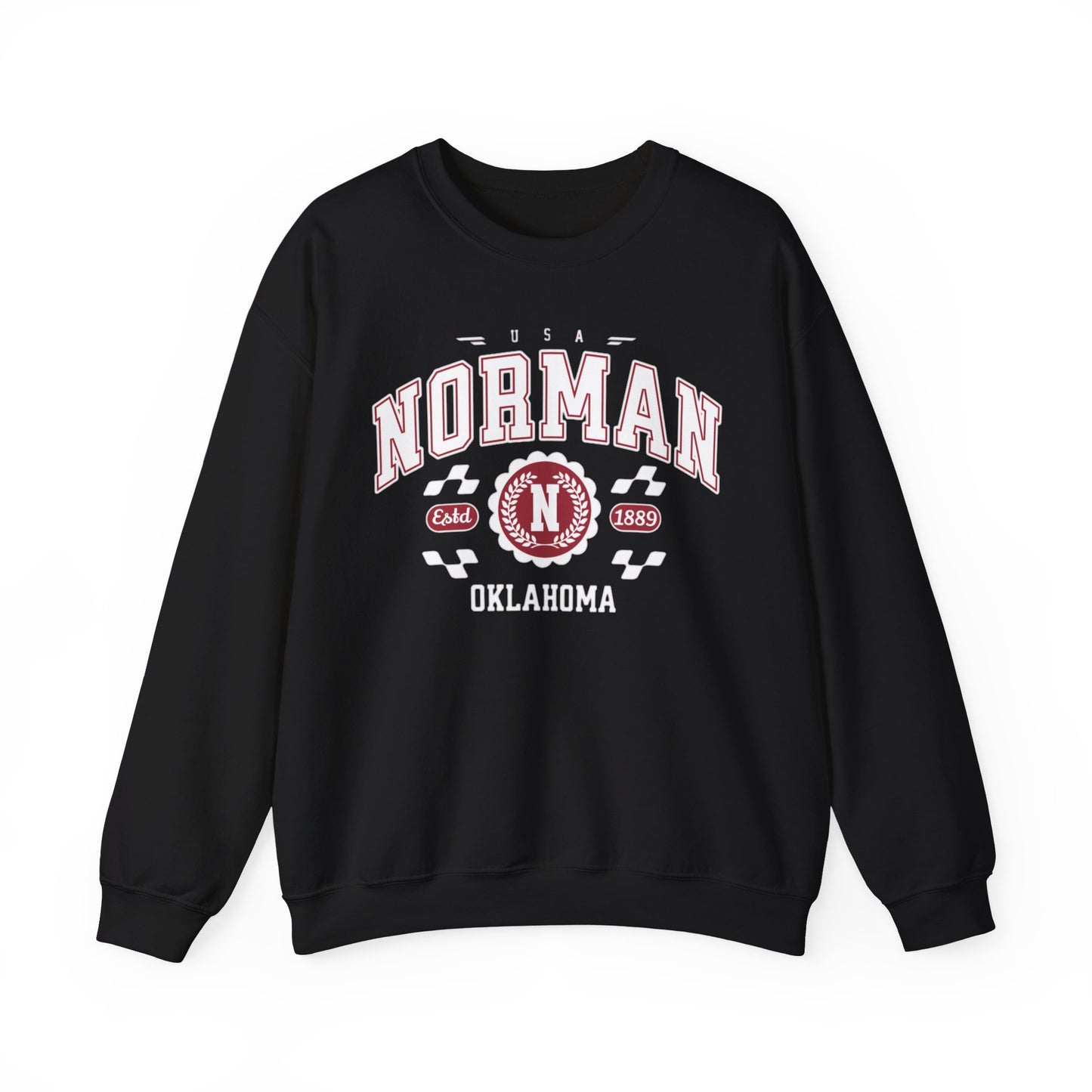 Vintage Athletic Sports Design Norman Oklahoma OK Sweatshirt
