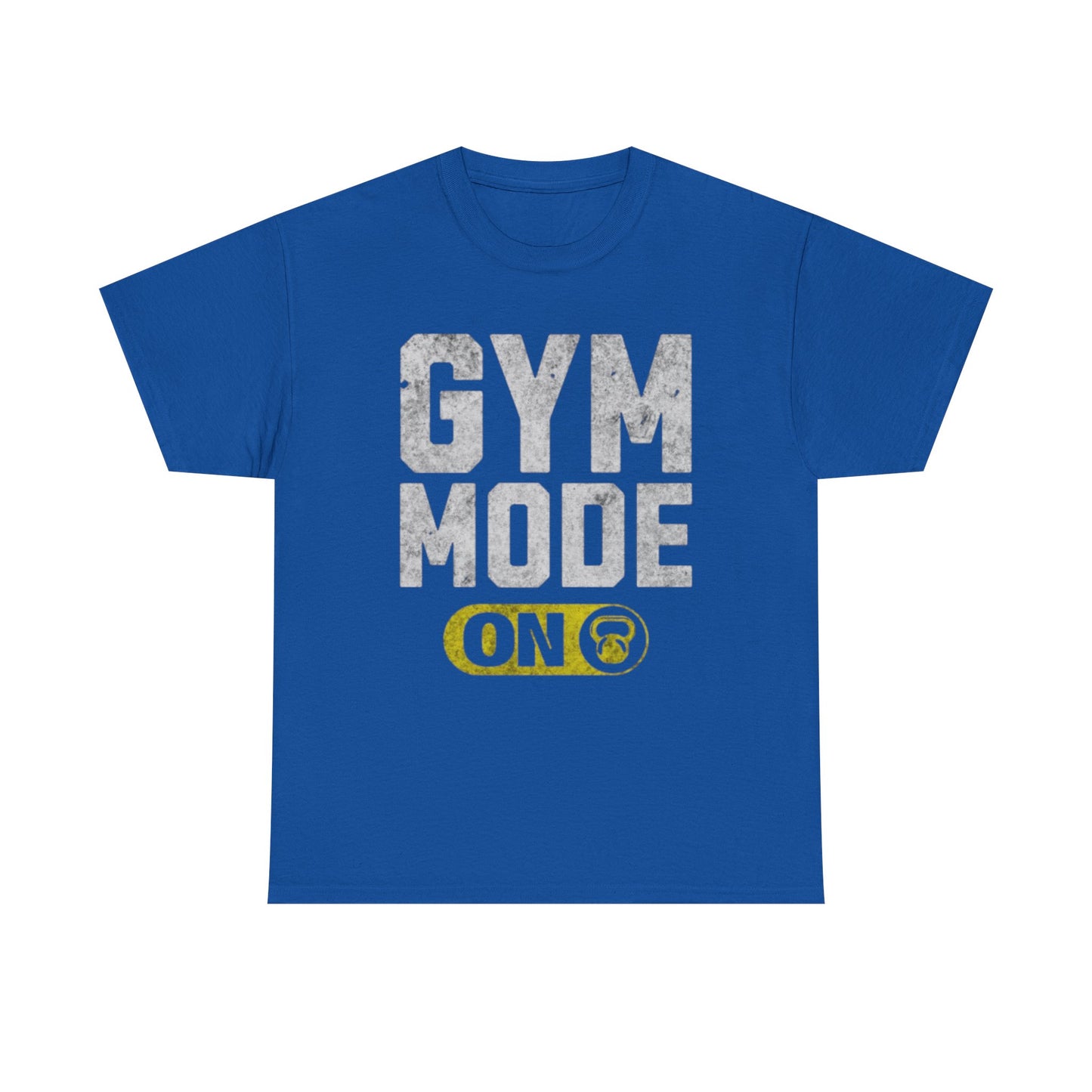 Gym Mode On" Motivational Fitness T-Shirt – Gym Apparel for Men & Women tee