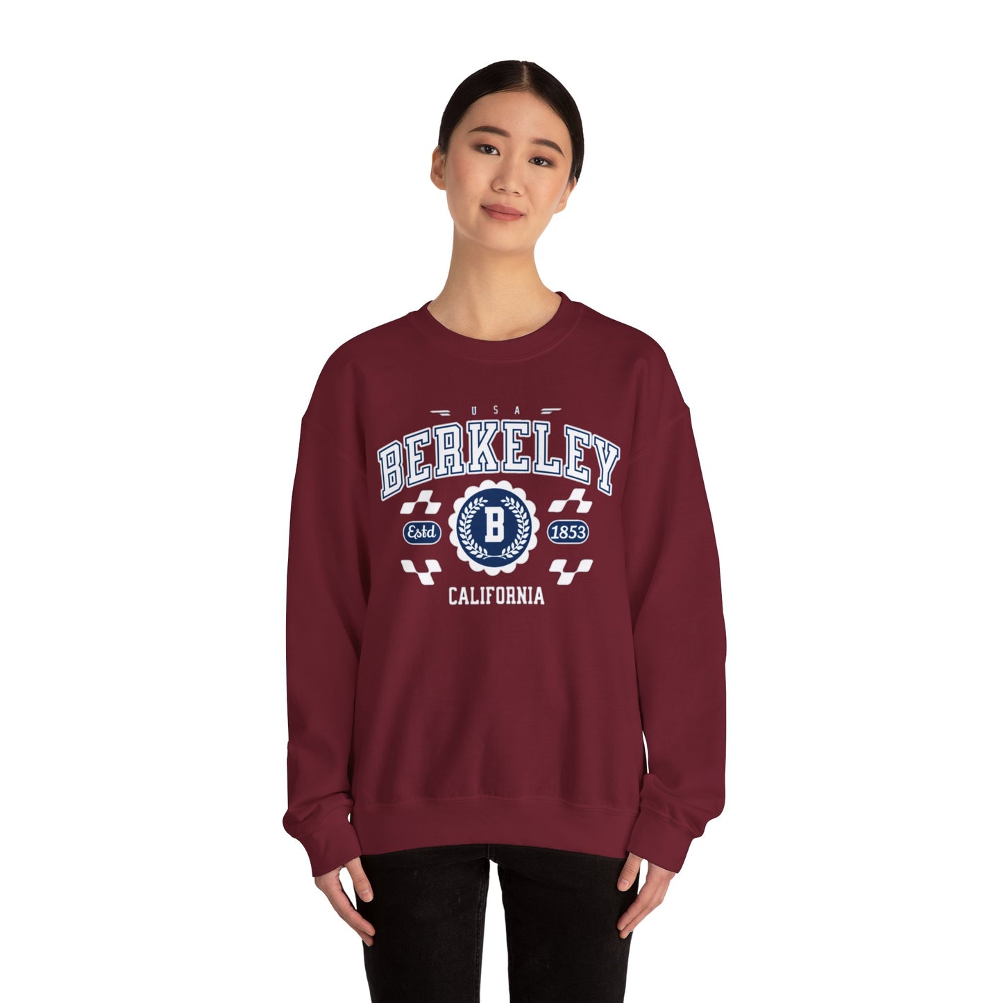 Vintage Berkeley California Athletic Sports Design  Crewneck Sweatshirt