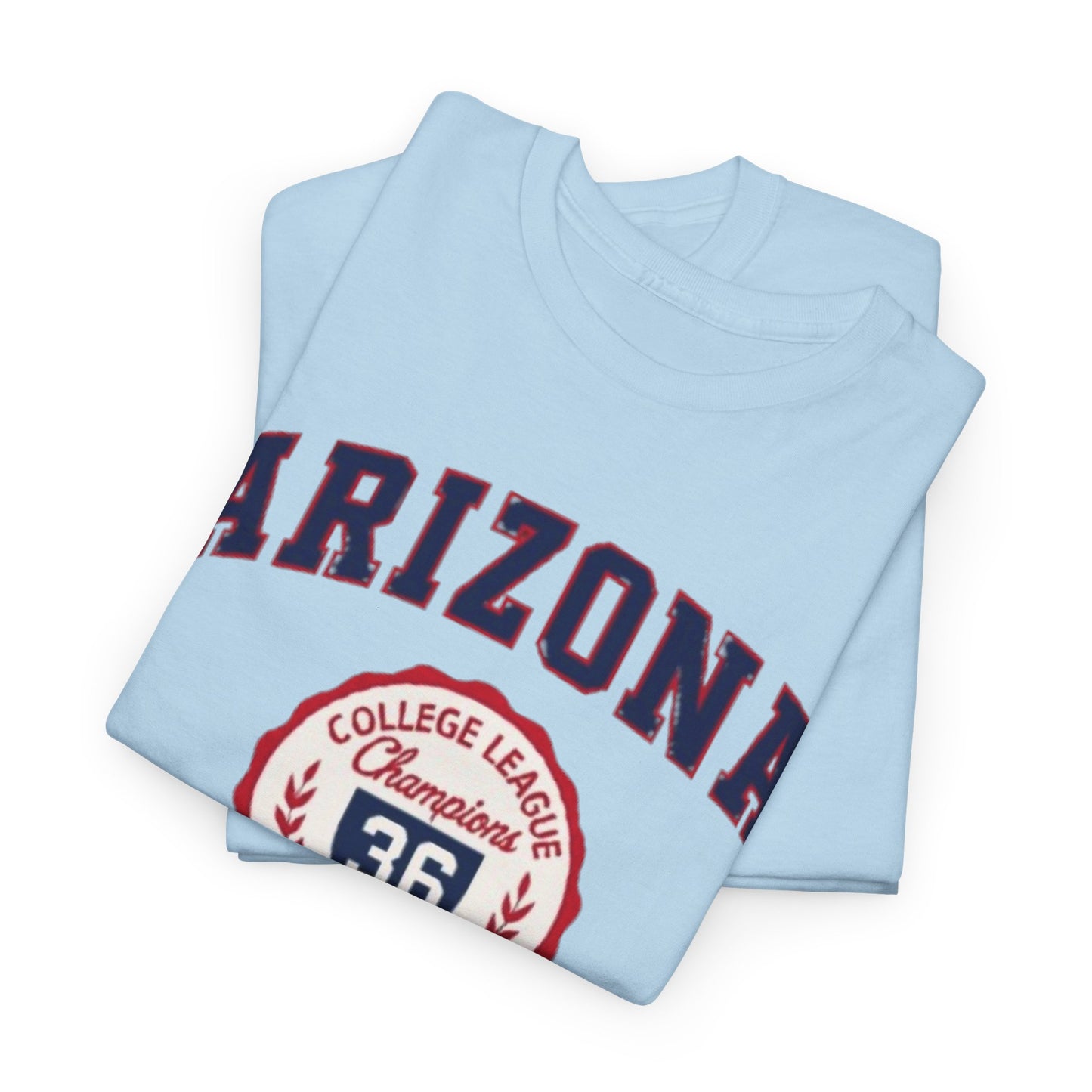 Arizona Crimson and Gold College League Vintage T-Shirt – Unisex Sports Fan Tee for Game Day and Everyday Style