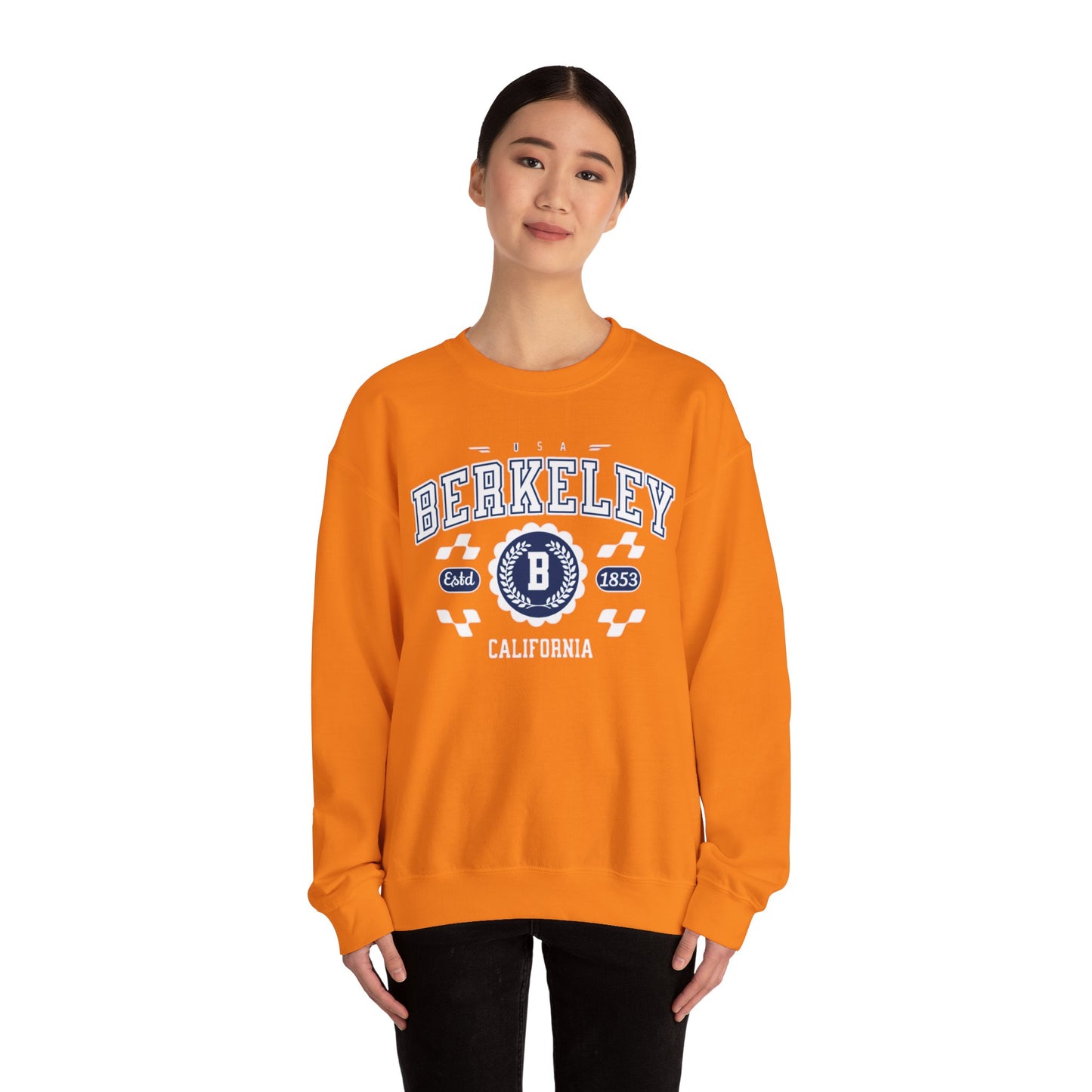 Vintage Berkeley California Athletic Sports Design  Crewneck Sweatshirt