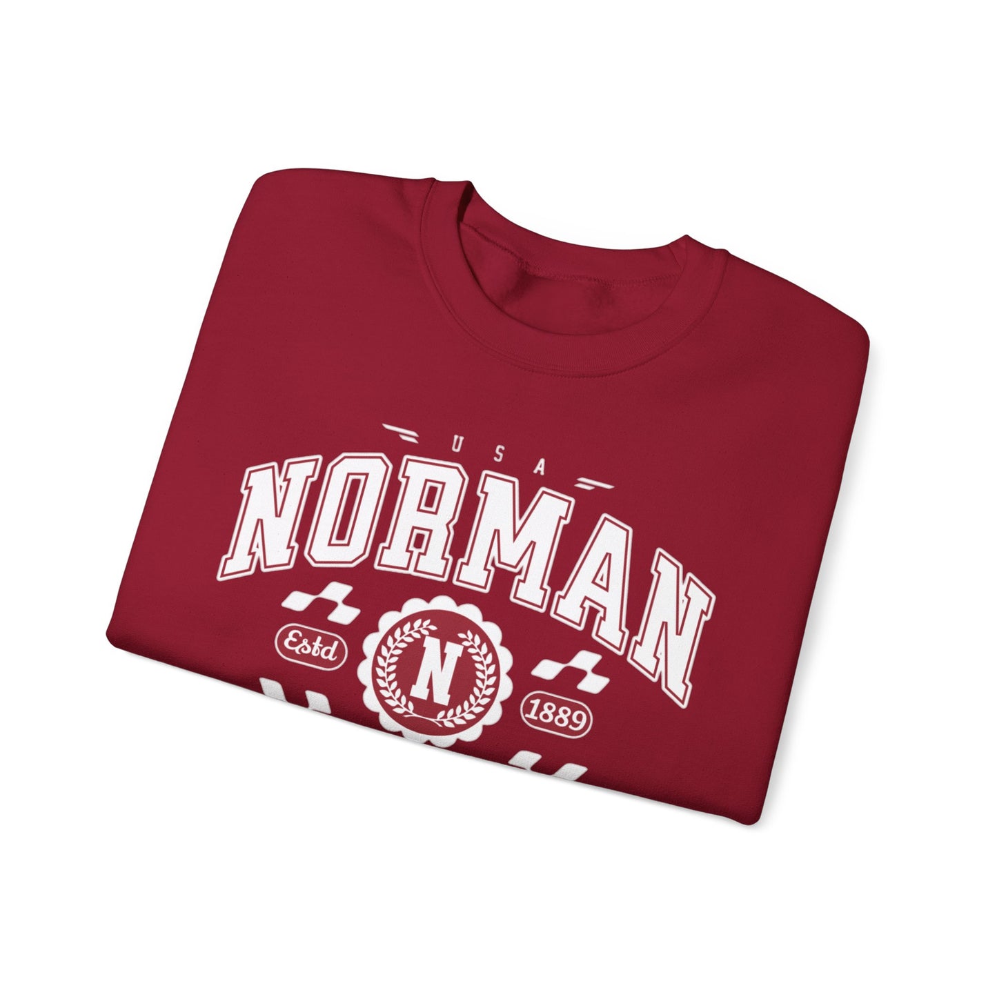 Vintage Athletic Sports Design Norman Oklahoma OK Sweatshirt