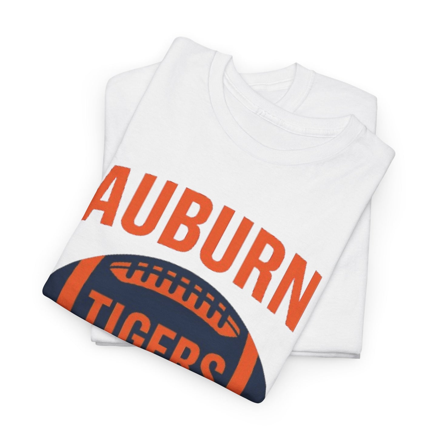 Auburn Tigers Unisex Heavy Cotton Tee - Perfect for Game Days, Casual Wear, Sports Fans, College Apparel, Auburn Gifts