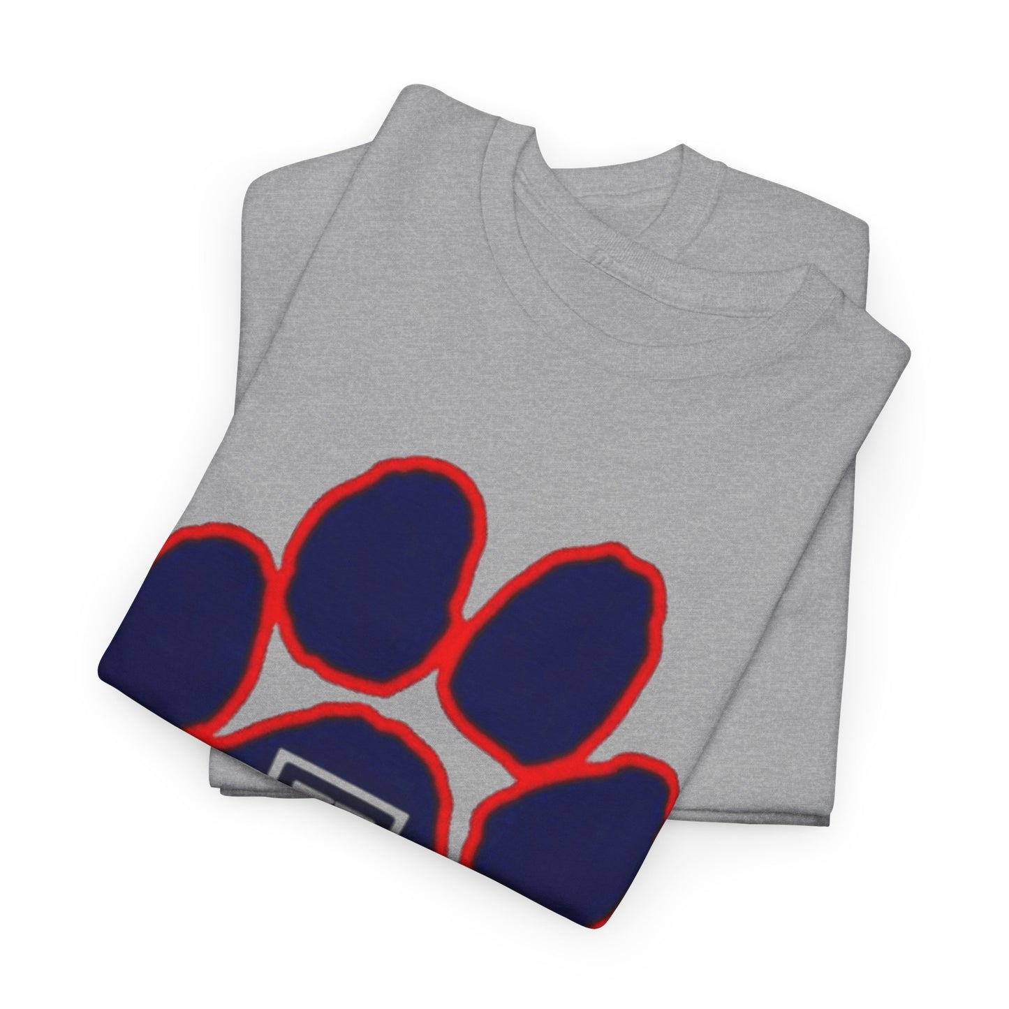 Urban Legend Arizona Wild Paw White T-Shirt | Blue and Red College Streetwear for Game Day