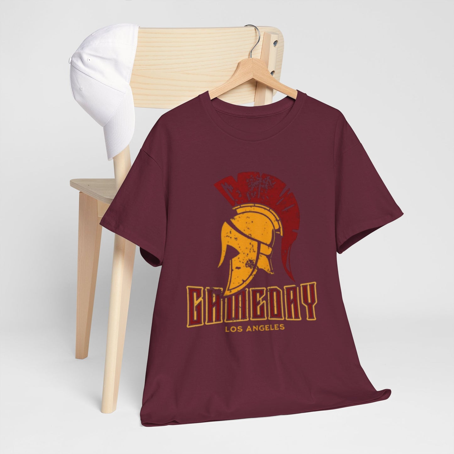 Gameday California Trojans Heavy Cotton Tee, Sports T-Shirt, Game Day Shirt, Los Angeles Tee, Casual Men’s and Women’s Apparel, Comfortable Team Wear