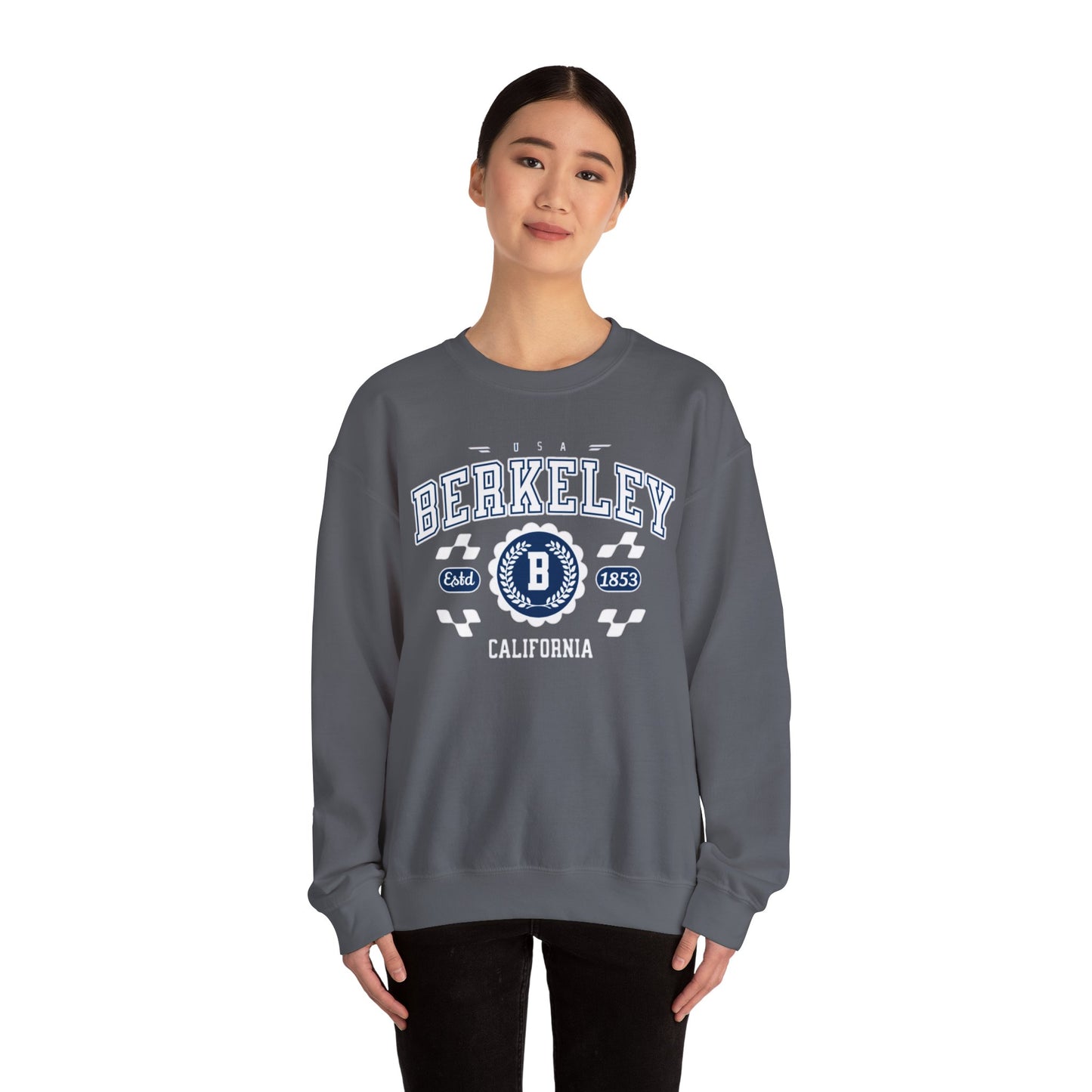 Vintage Berkeley California Athletic Sports Design  Crewneck Sweatshirt