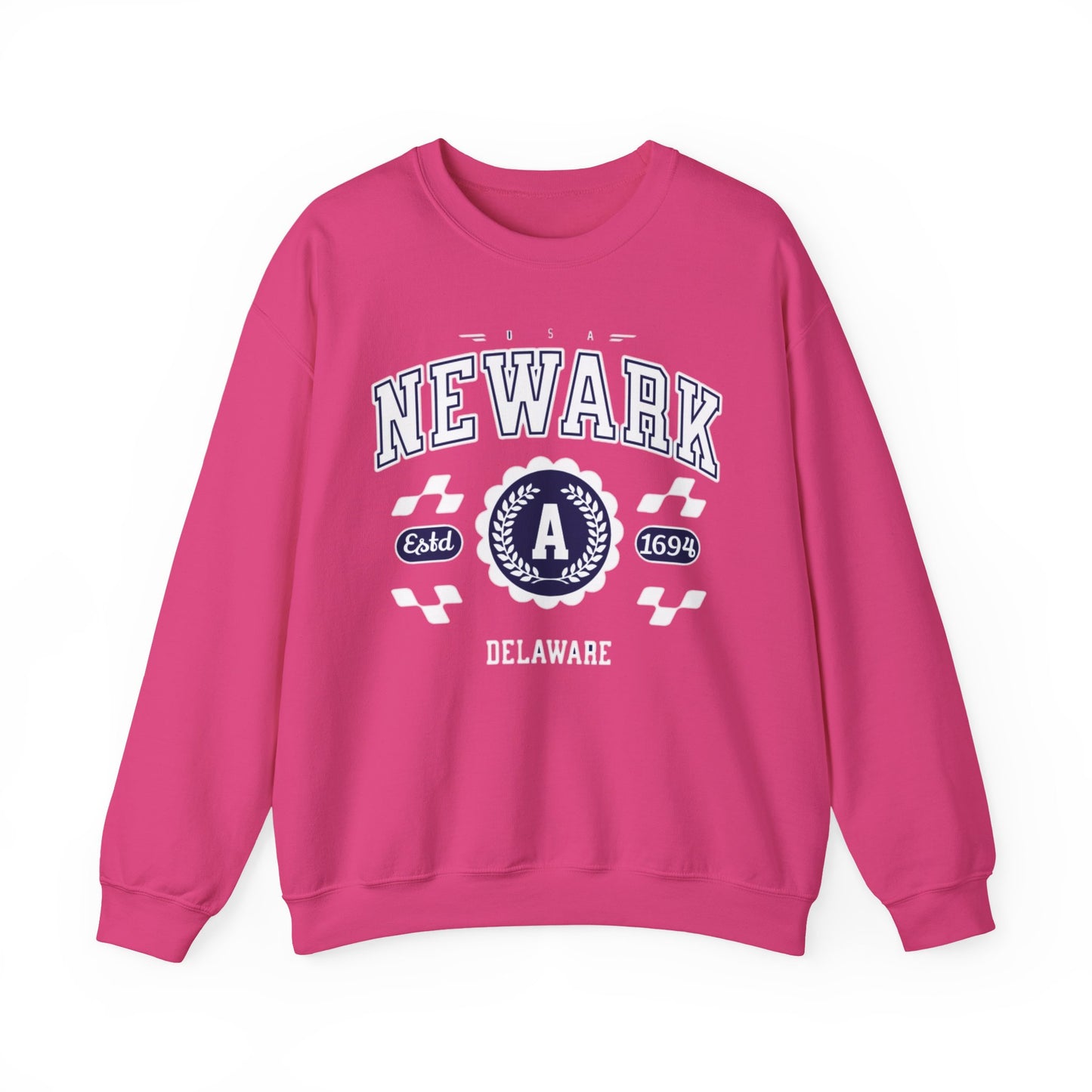 Vintage Newark Delaware Athletic Sports Design varsity pullover sweater Crewneck Sweatshirt