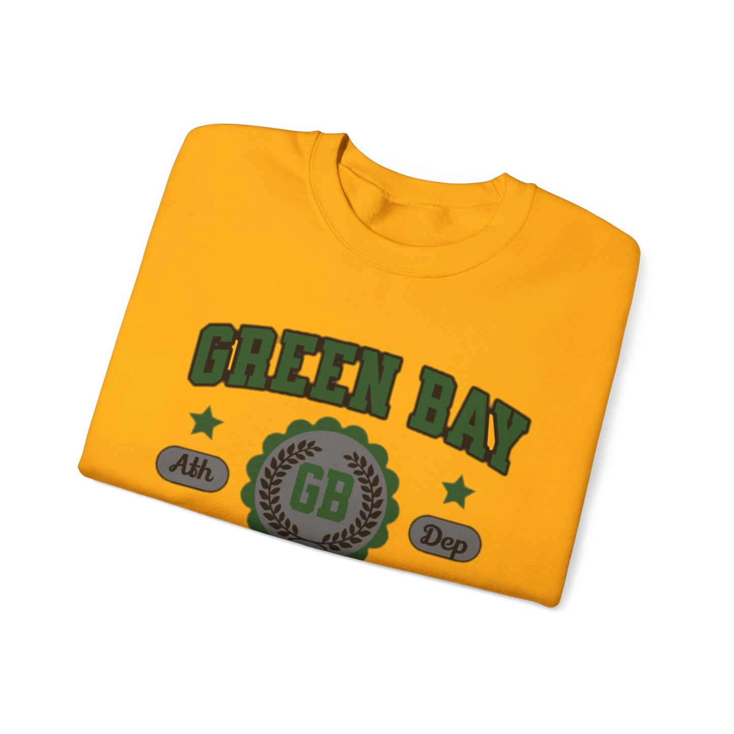 Wisconsin Green Bay  Vintage Athletic Sports Design Crewneck Sweatshirt