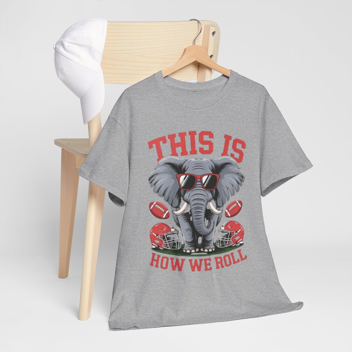 Urban Legend Alabama “This Is How We Roll” Elephant Football Unisex T-Shirt